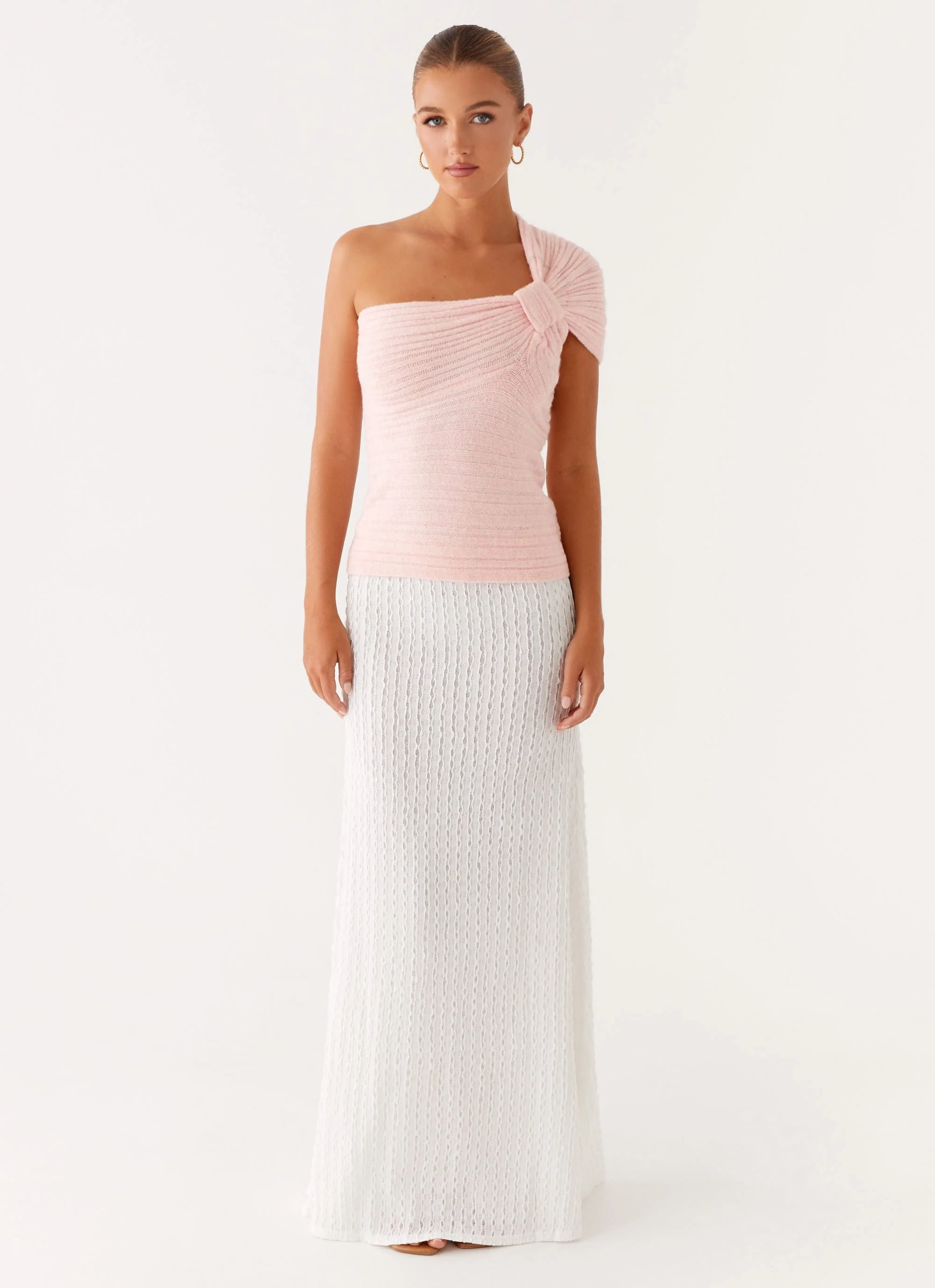Clovelly Maxi Skirt - White - Image 3