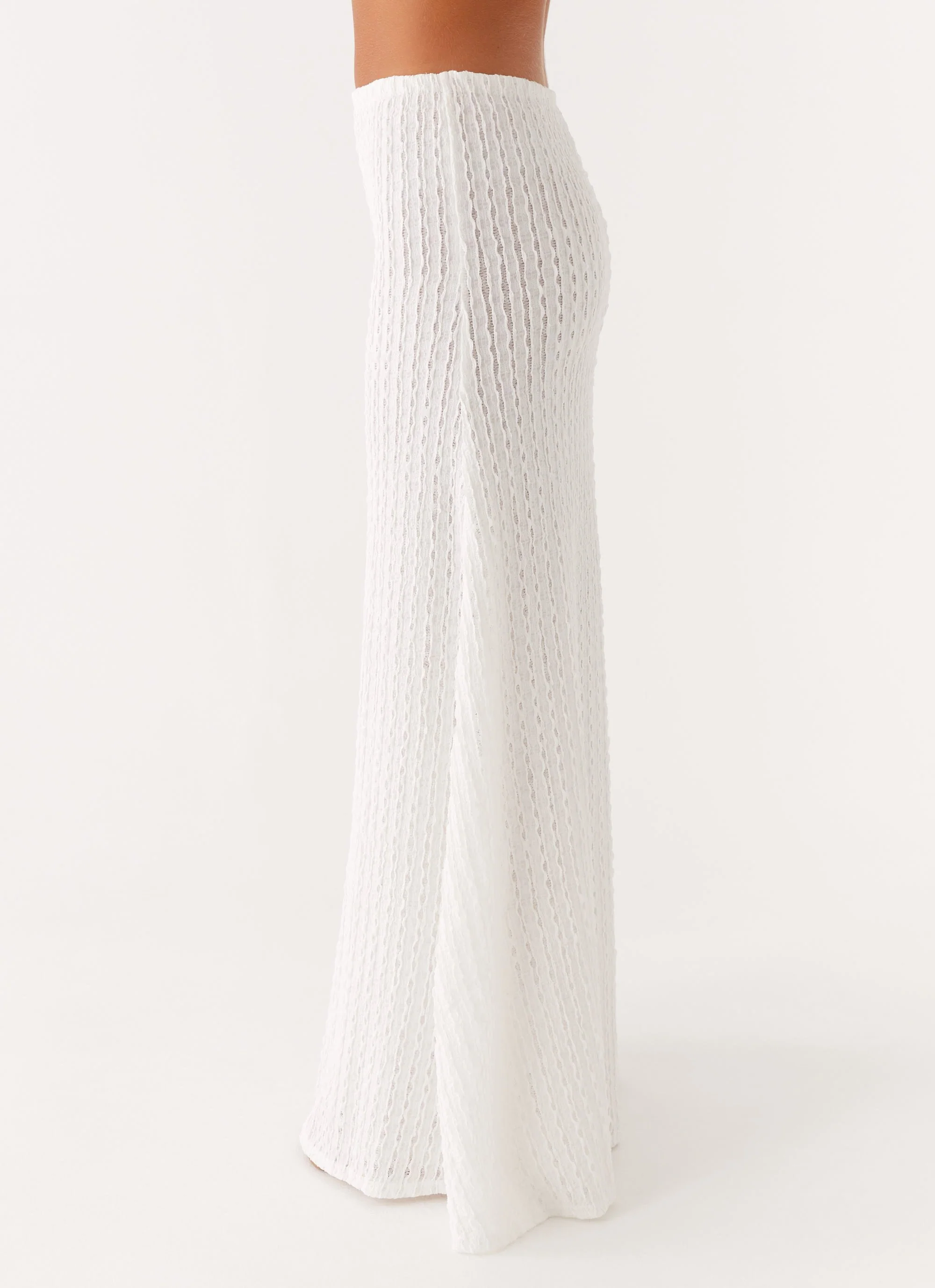 Clovelly Maxi Skirt - White - Image 4