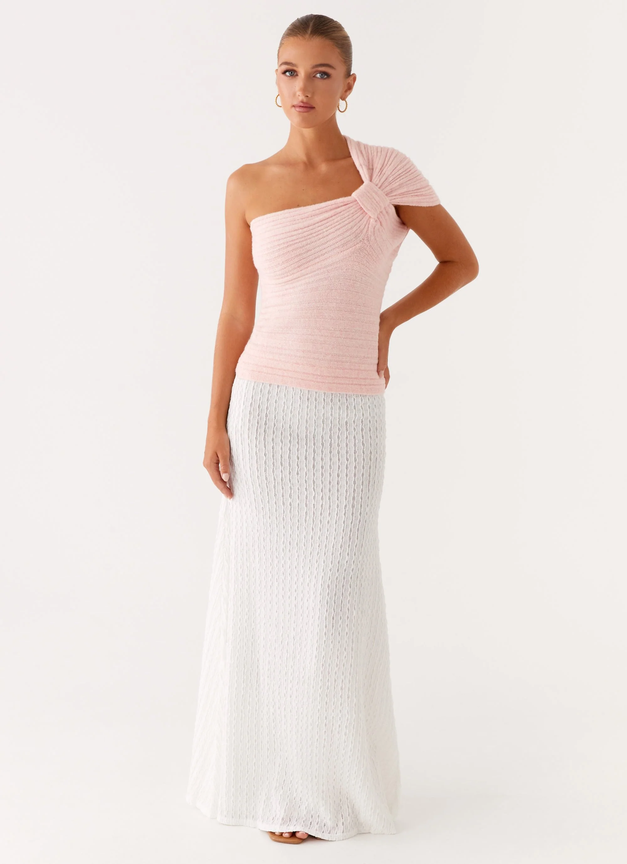 Clovelly Maxi Skirt - White - Image 5
