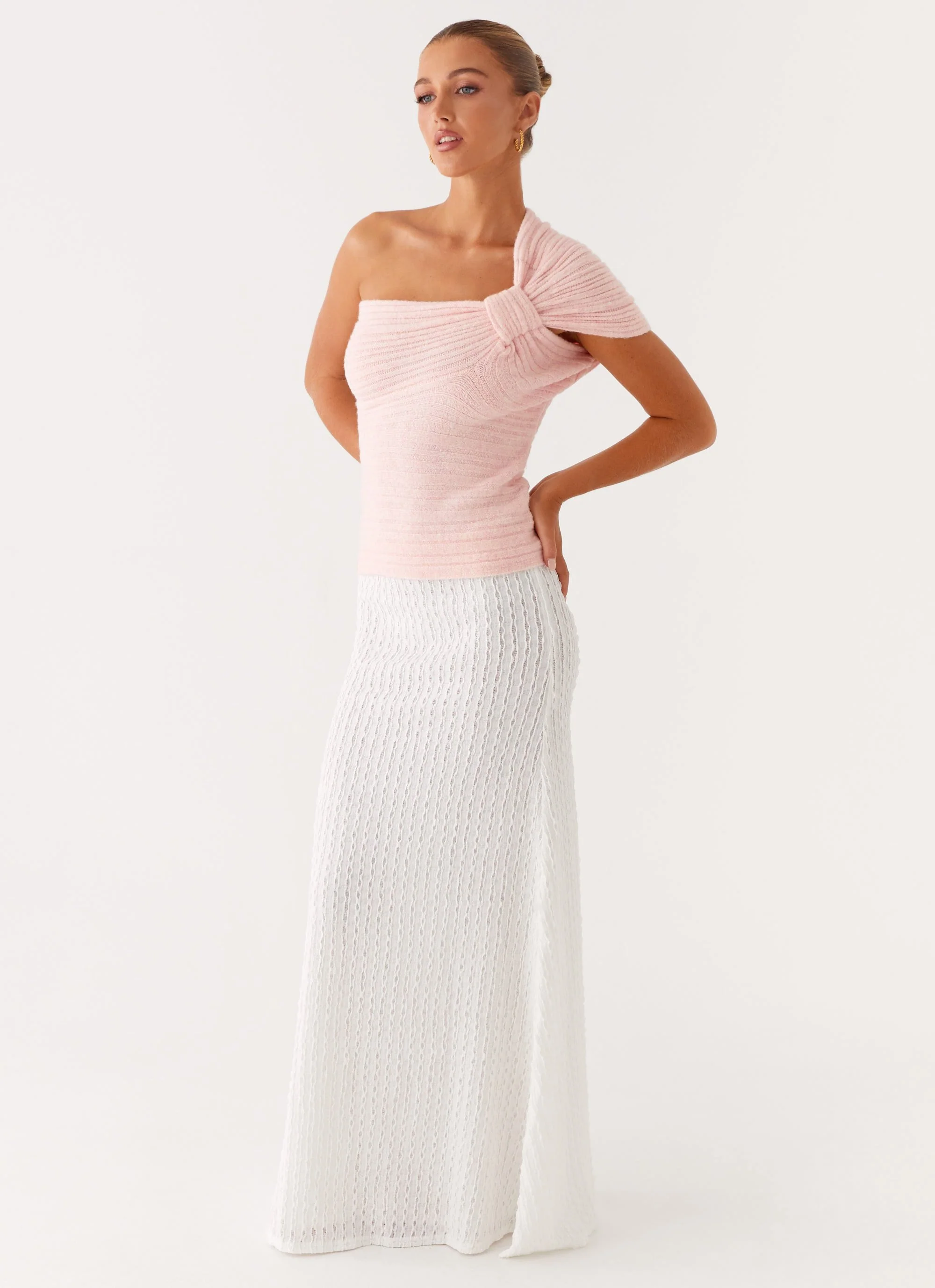 Clovelly Maxi Skirt - White - Image 6