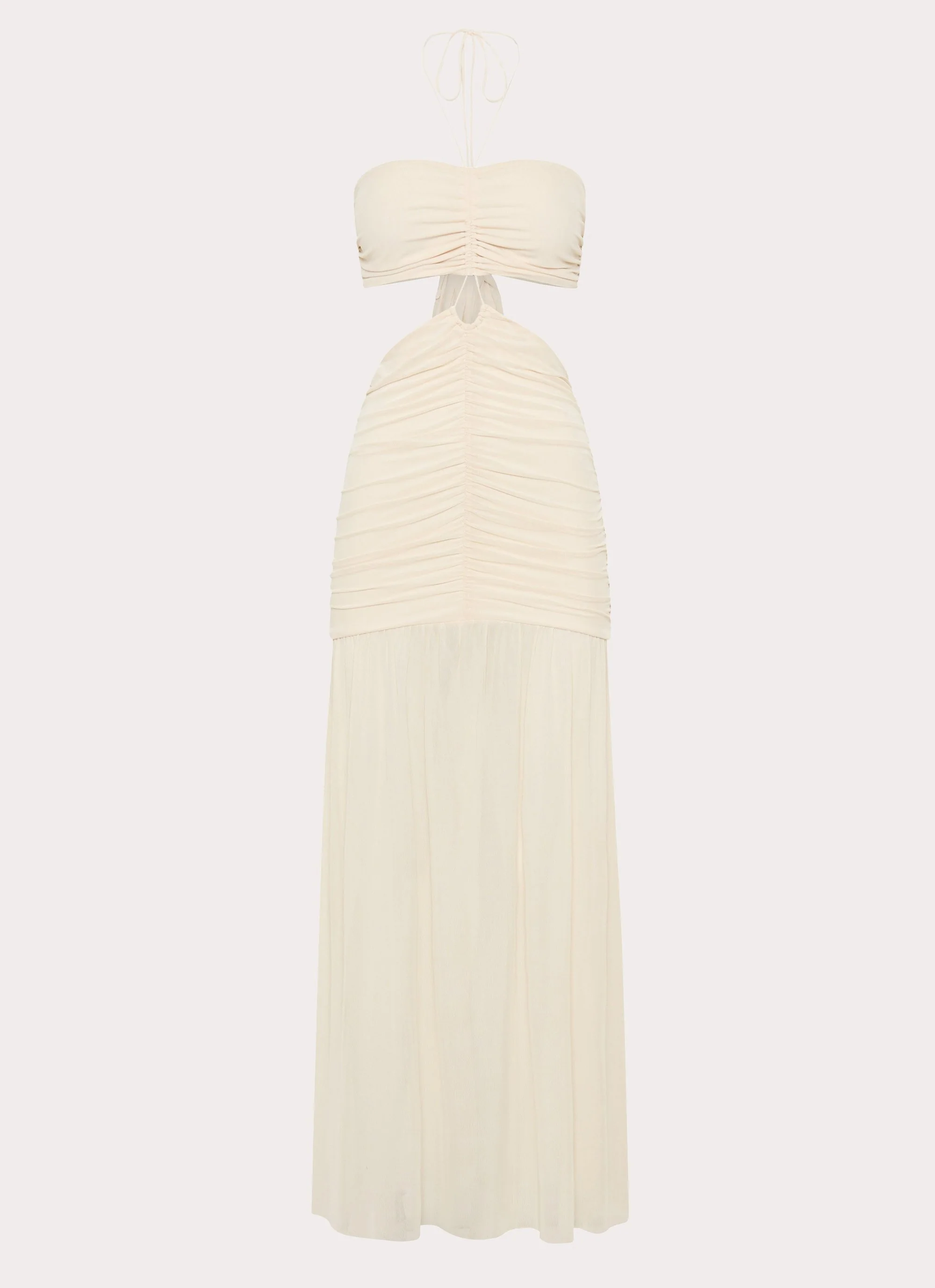 Clover Cut Out Maxi Dress - Lemon - Image 11