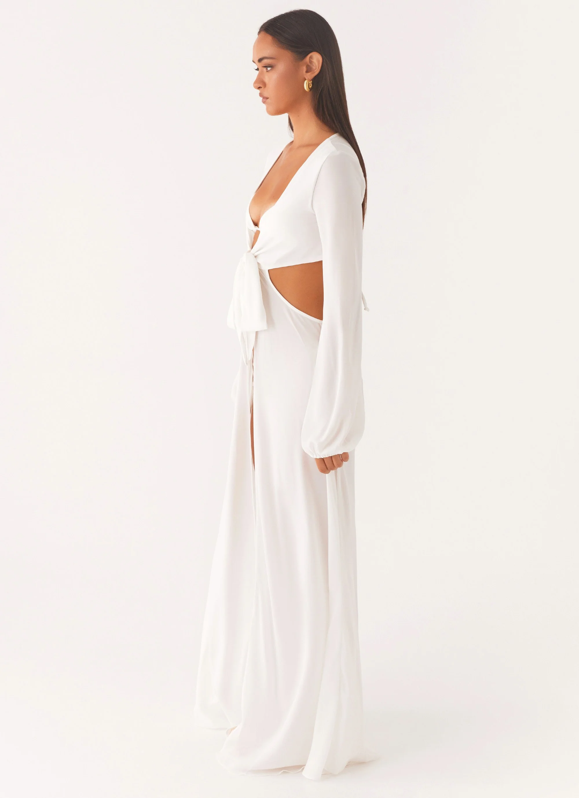 Coastal Maxi Dress - White - Image 2