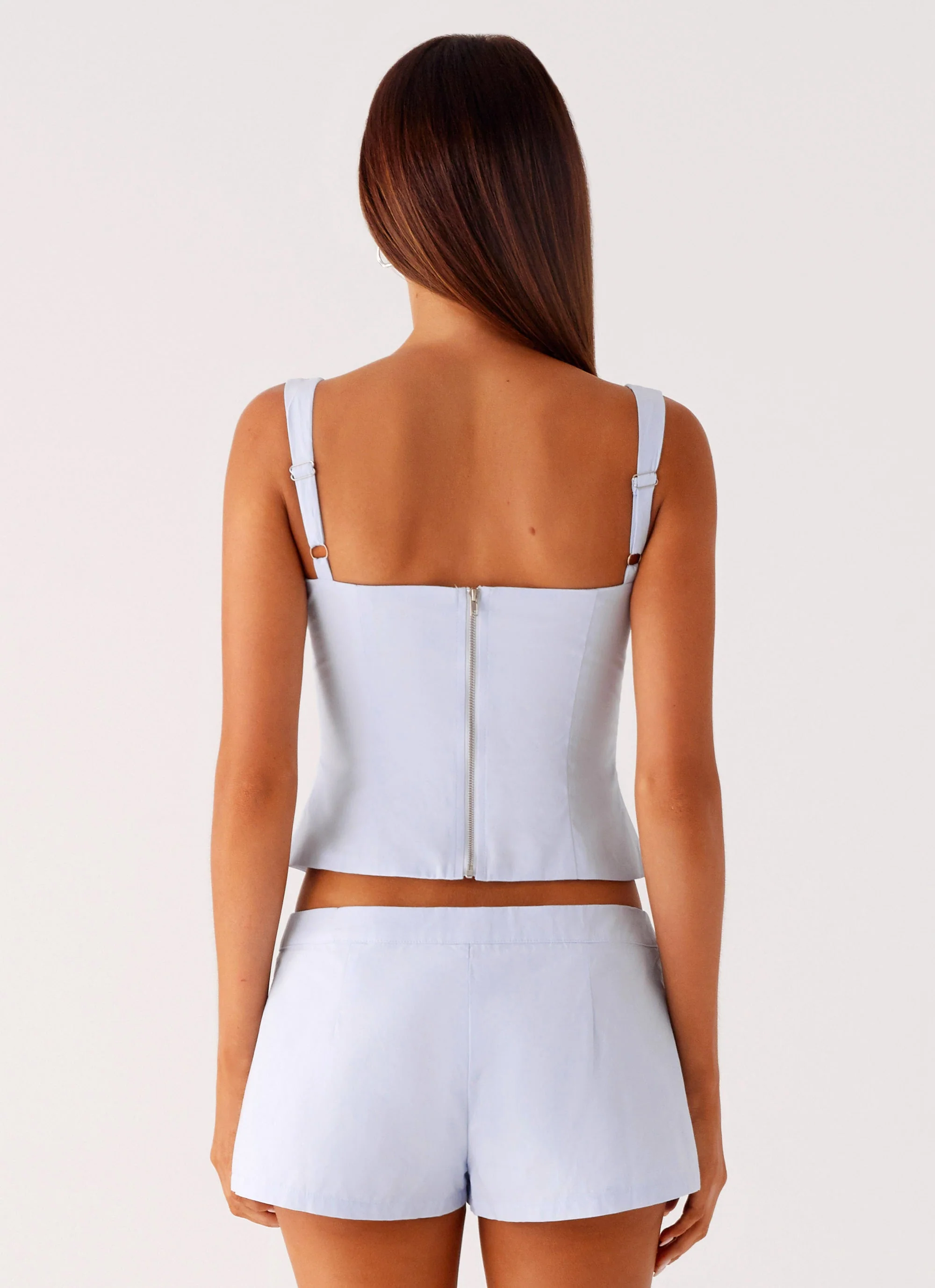 Coastline Bustier Top - Blue - Image 4
