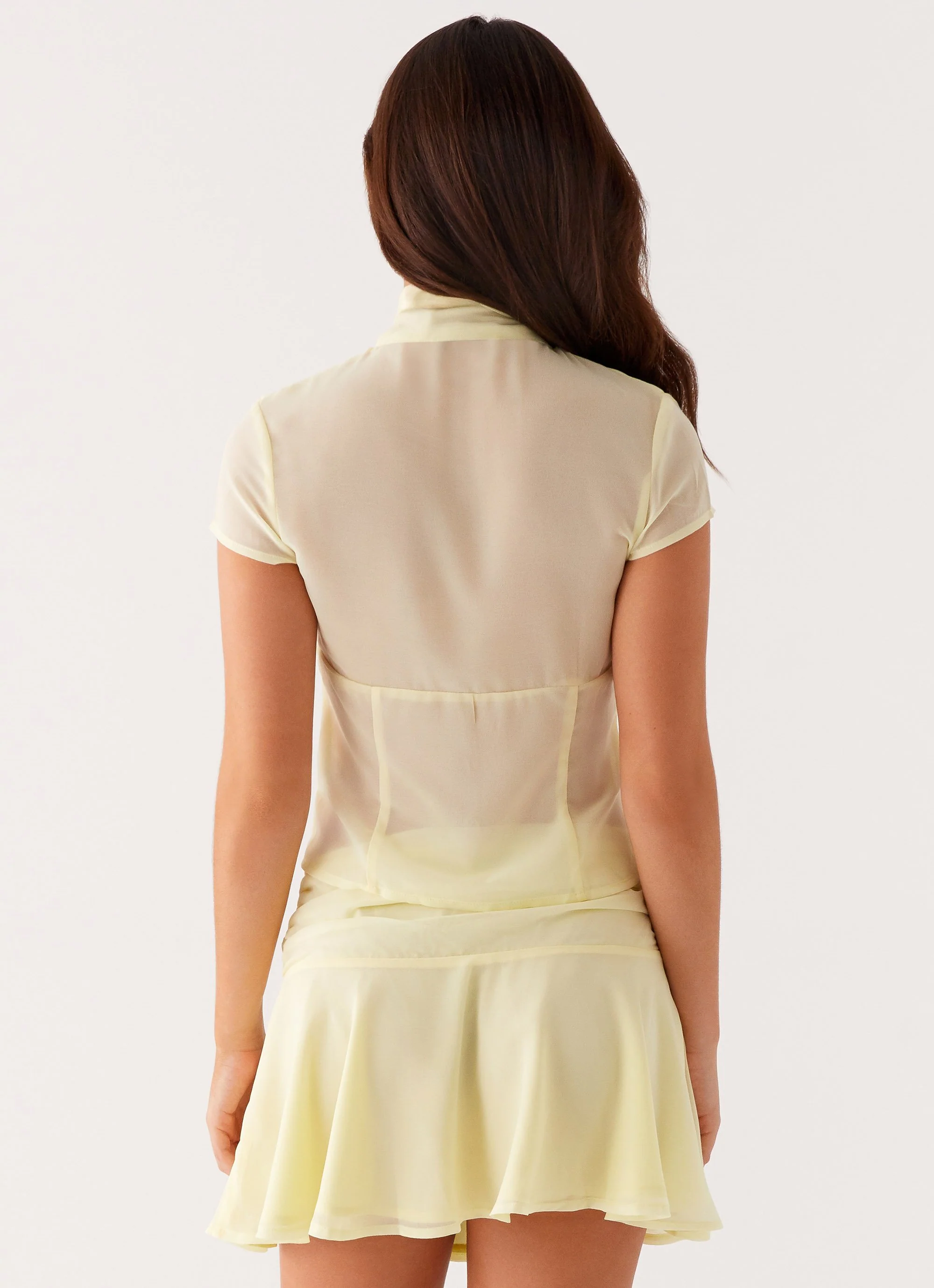Colby Blouse - Lemon - Image 4