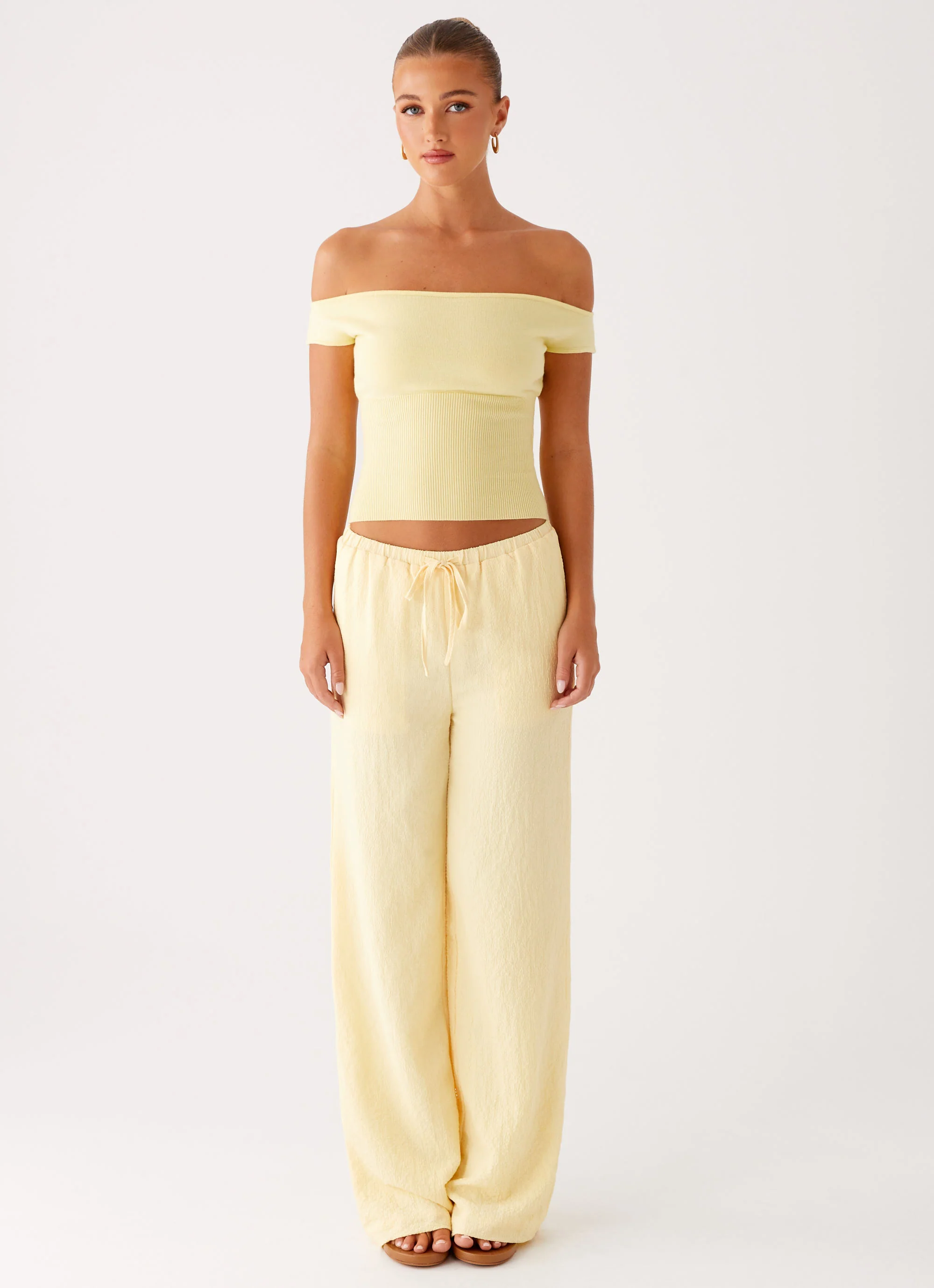 Coleman Knit Top - Yellow - Image 2