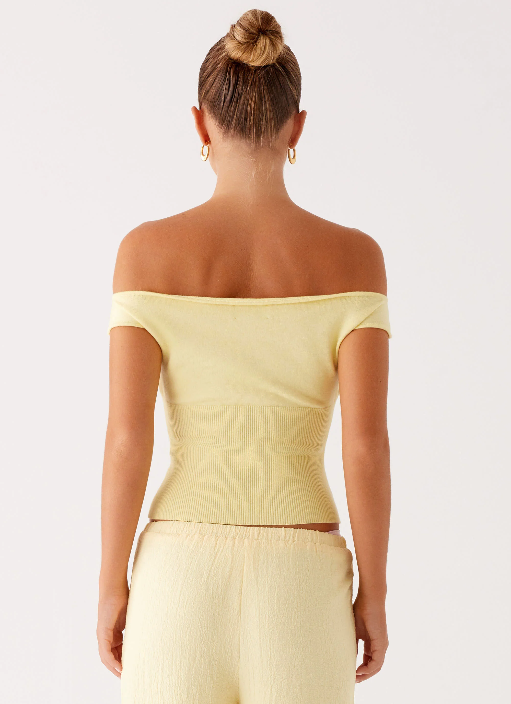 Coleman Knit Top - Yellow - Image 4