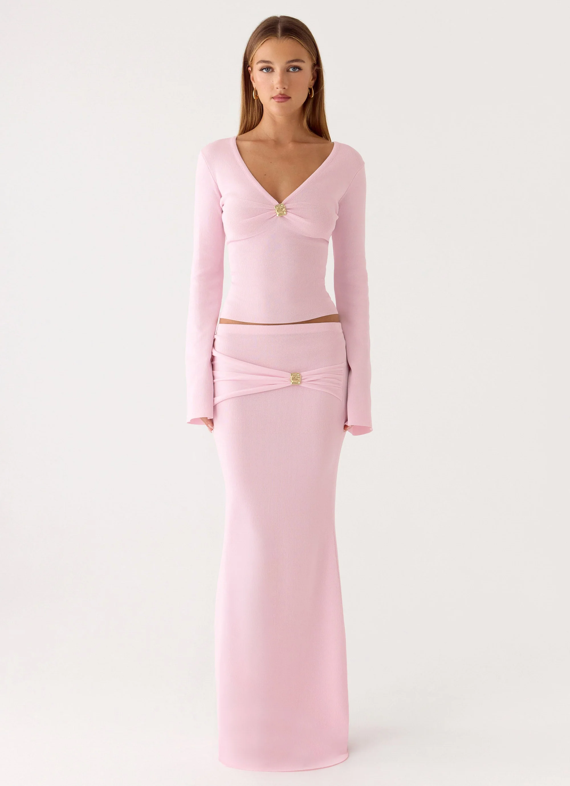 Colipso Maxi Skirt - Pink - Image 6
