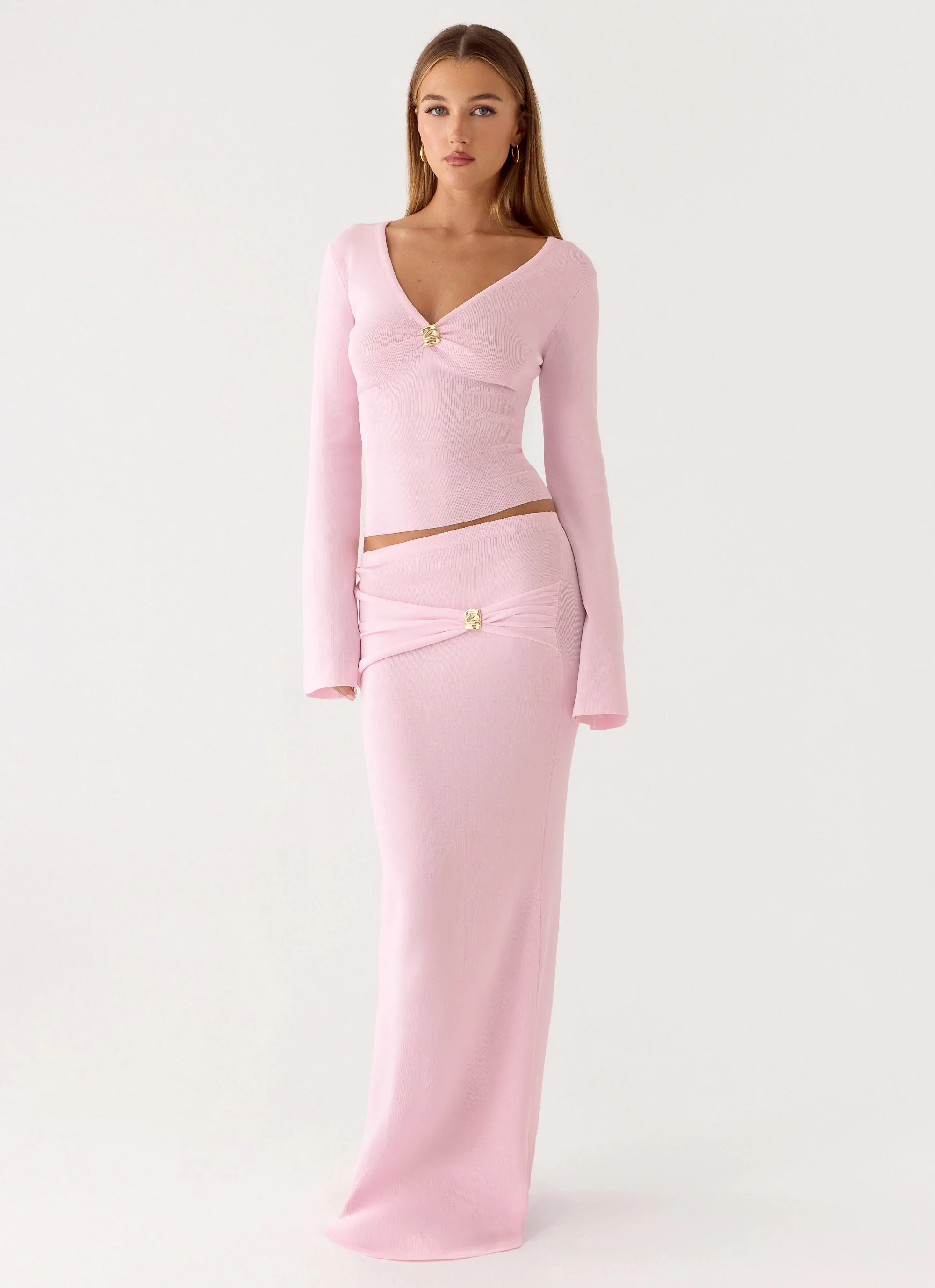 Colipso Maxi Skirt - Pink - Image 7