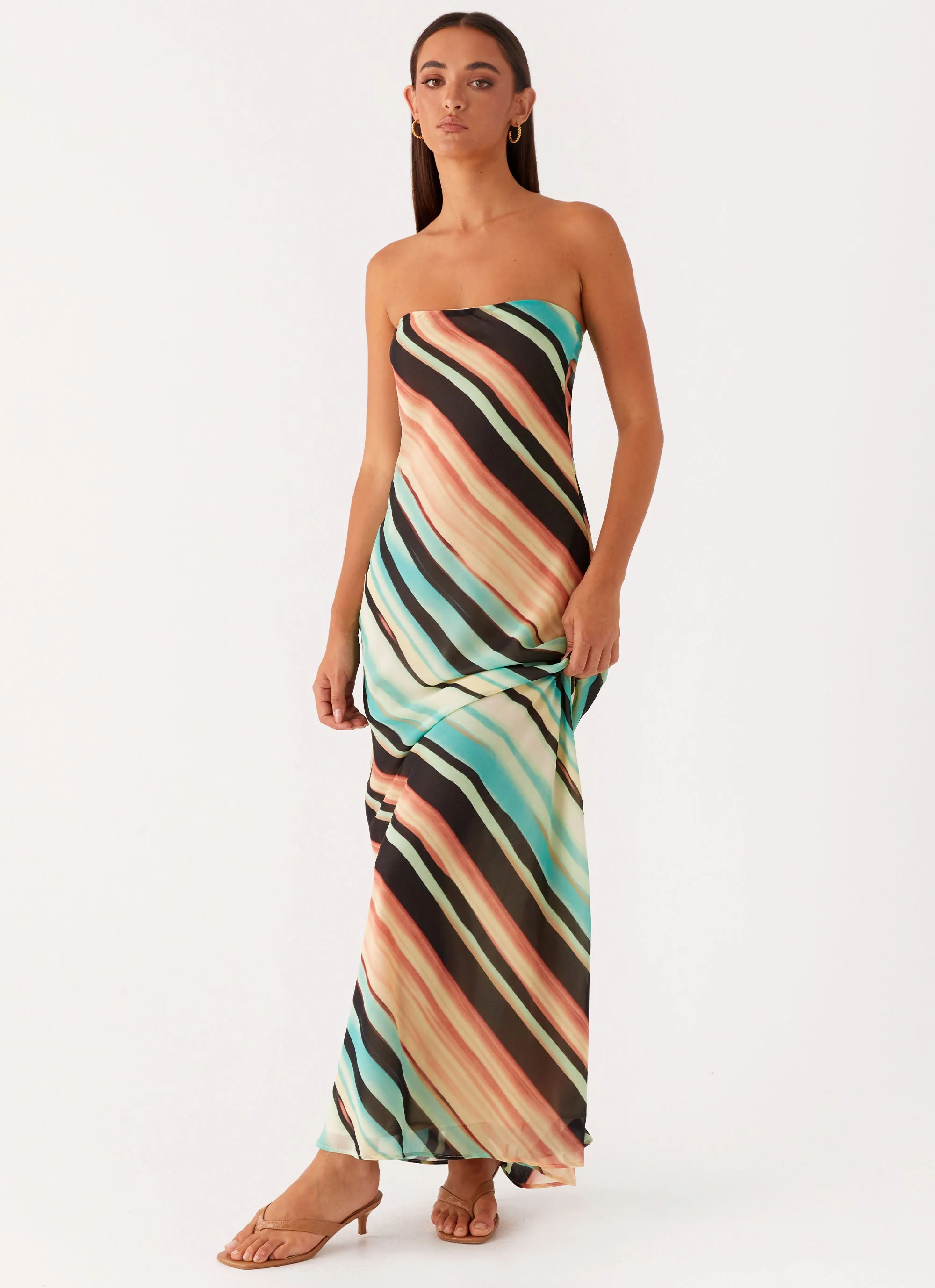 Como Maxi Dress - Stripe - Image 4