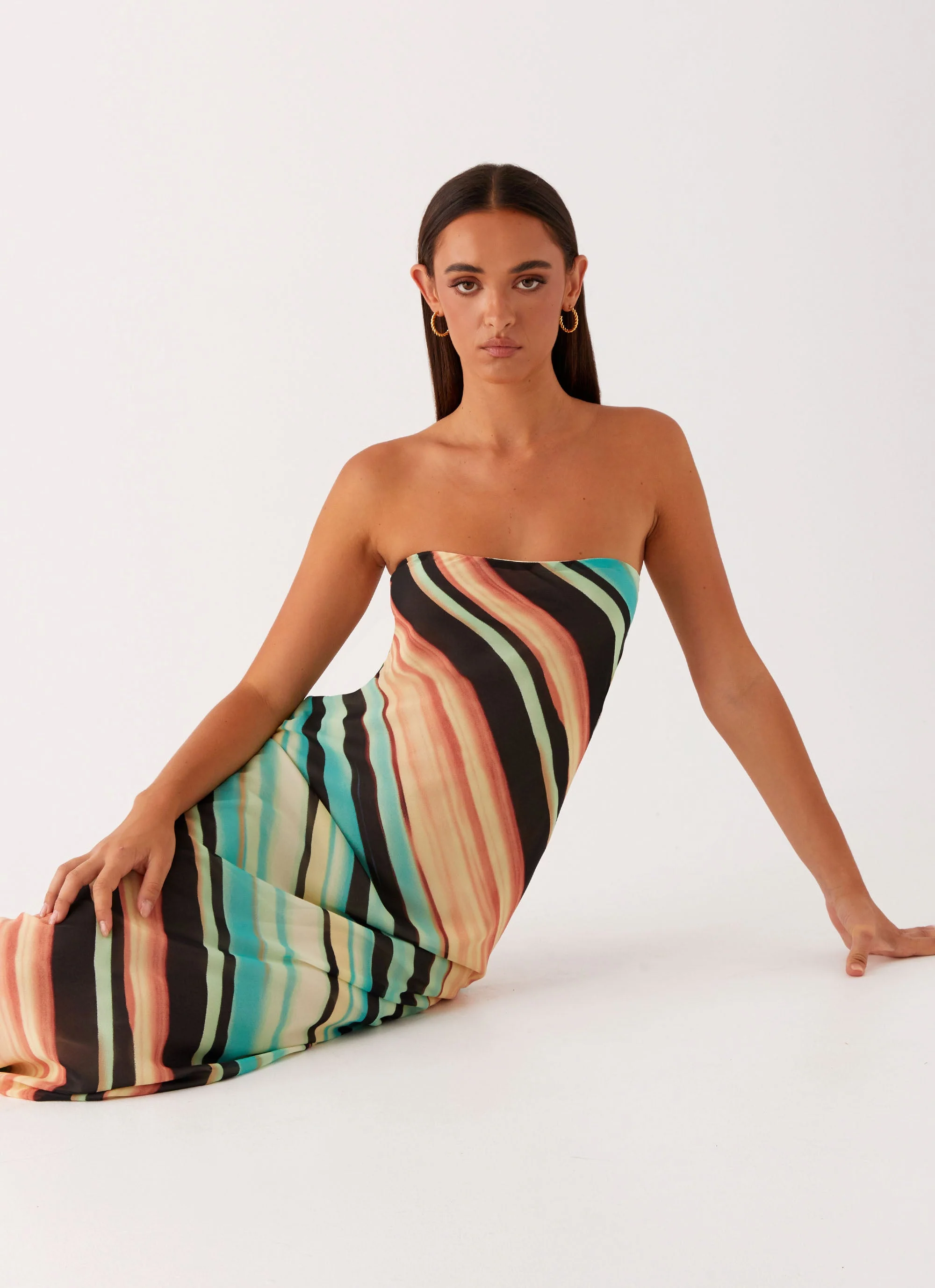 Como Maxi Dress - Stripe - Image 6