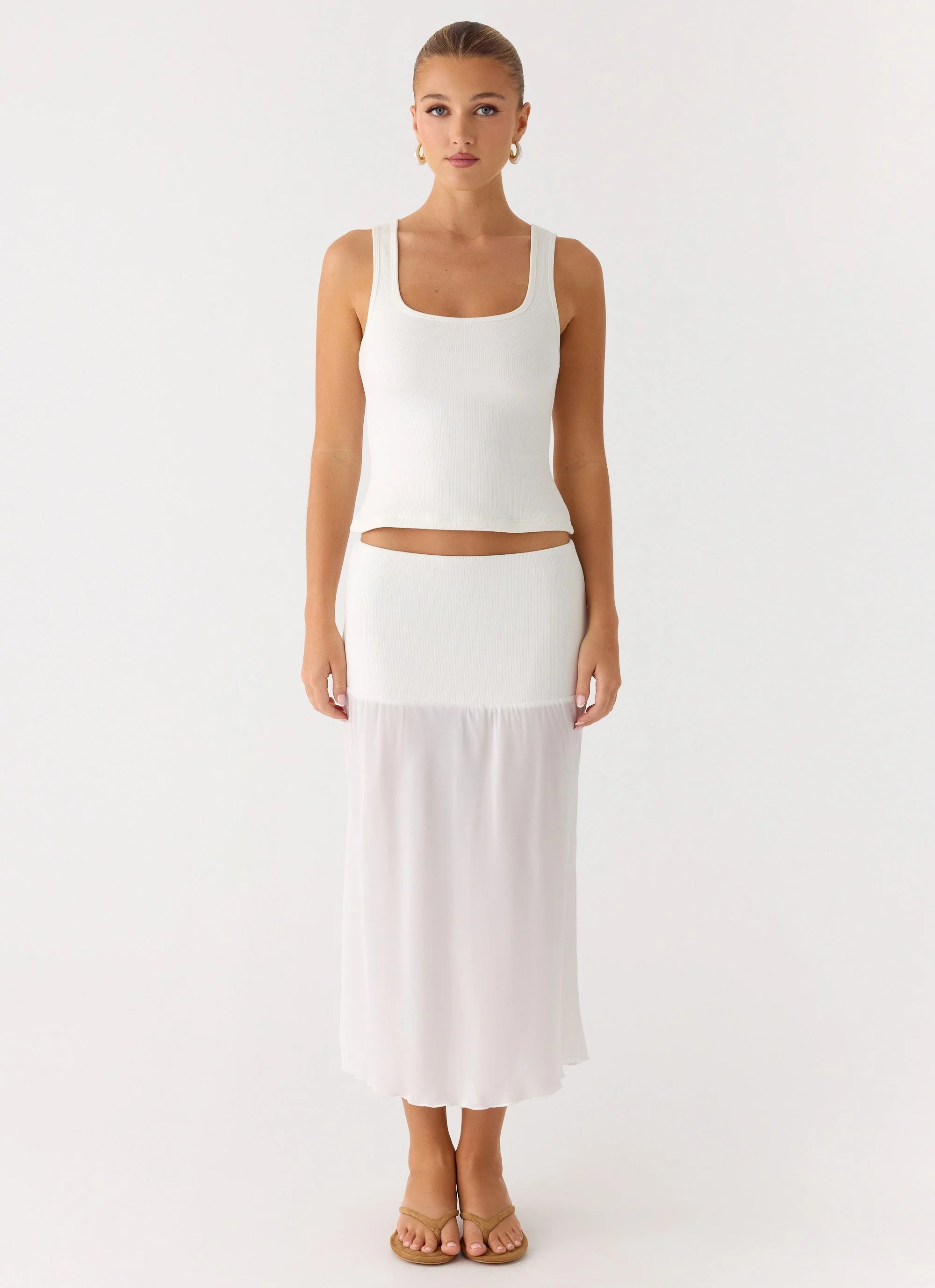 Connect My Heart Top - White - Image 2
