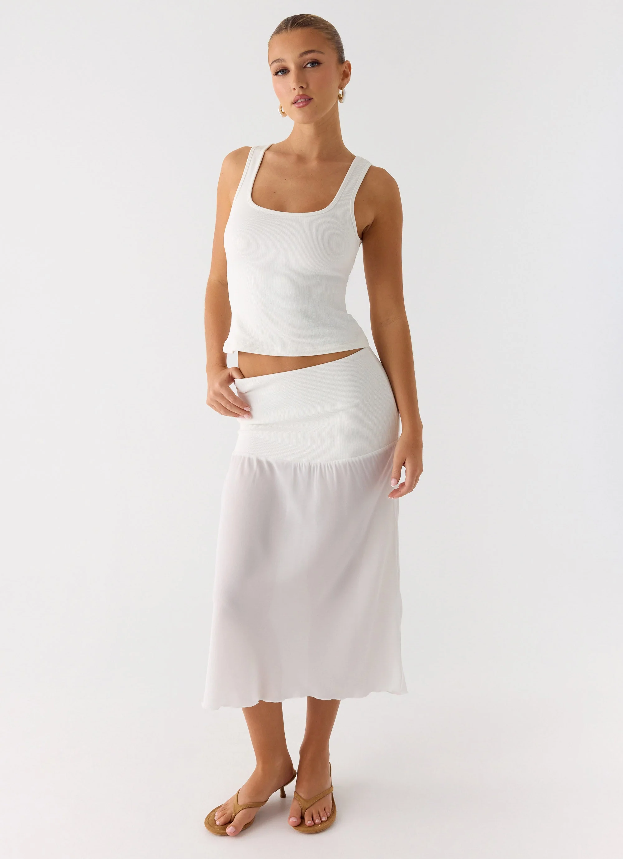 Connect My Heart Top - White - Image 6