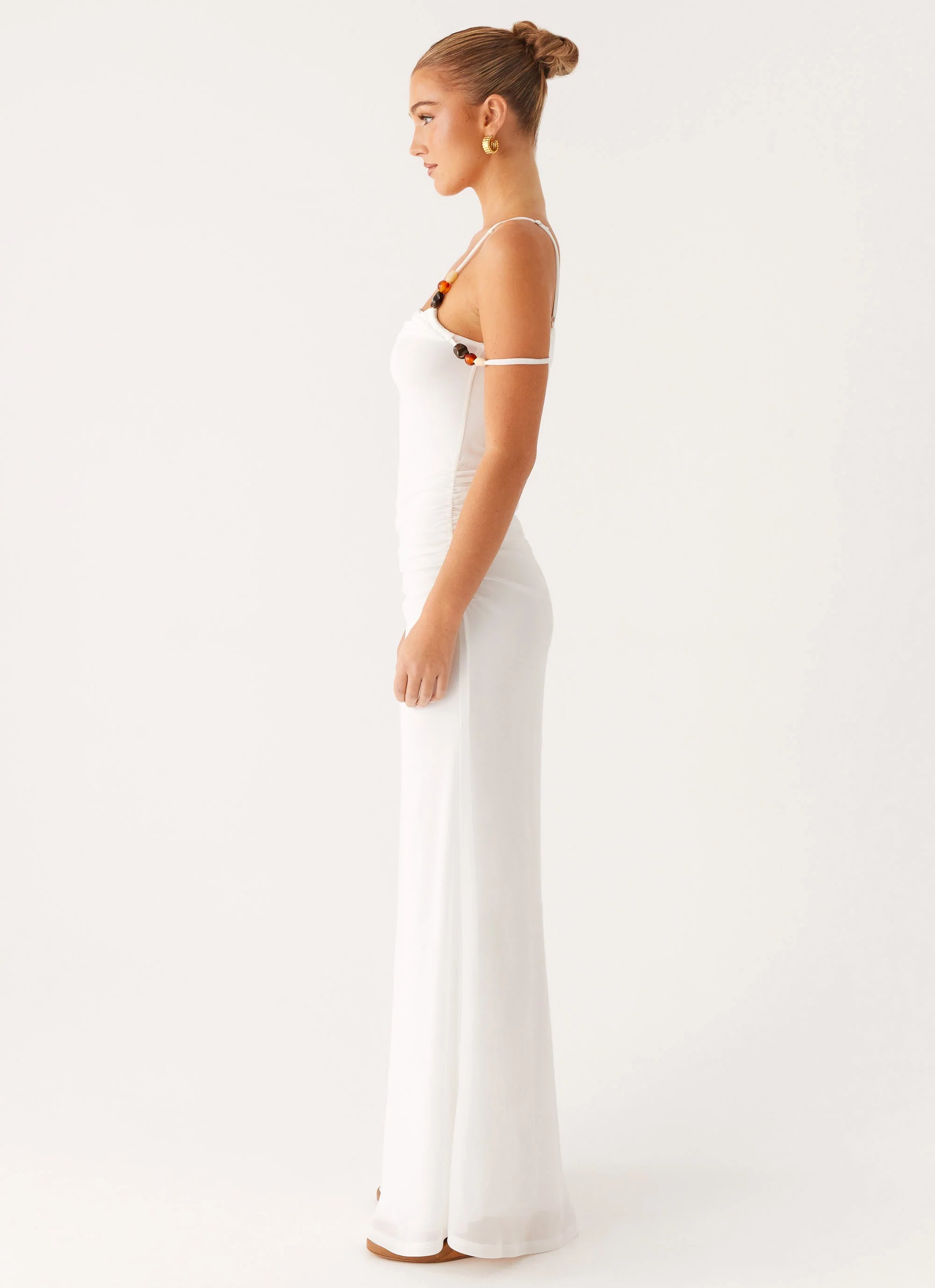 Conquer Maxi Dress - Off White - Image 2
