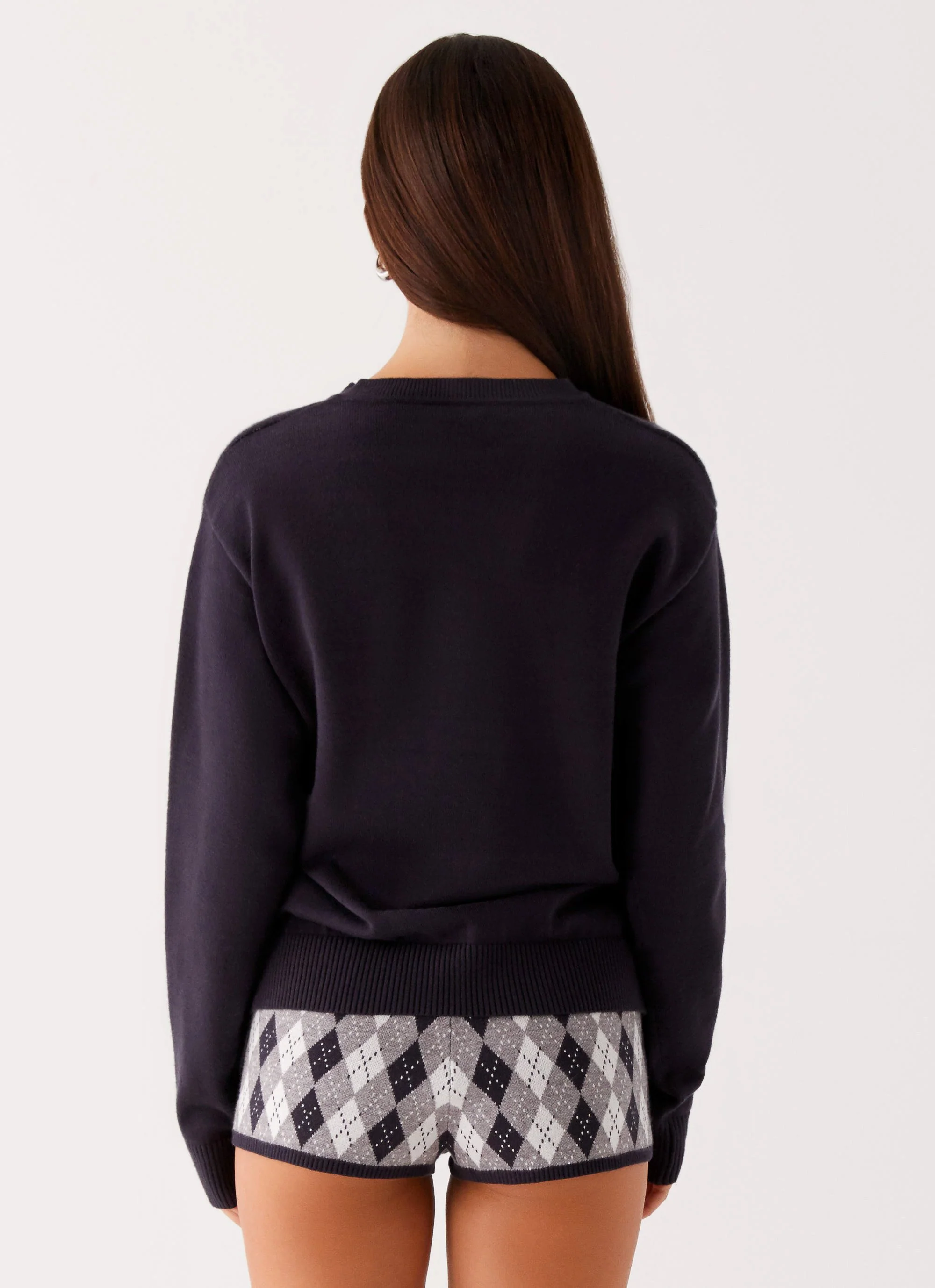 Context Knit Sweater - Navy - Image 4