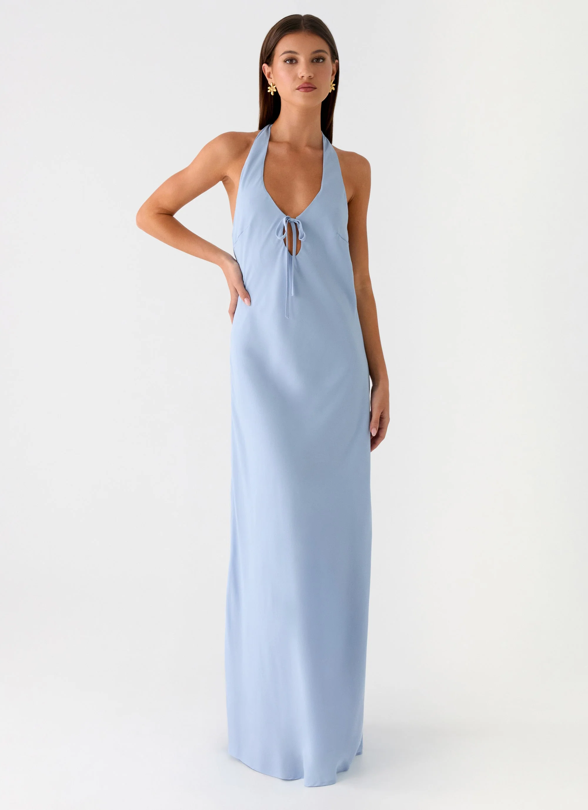 Coralie Maxi Dress - Blue - Image 5