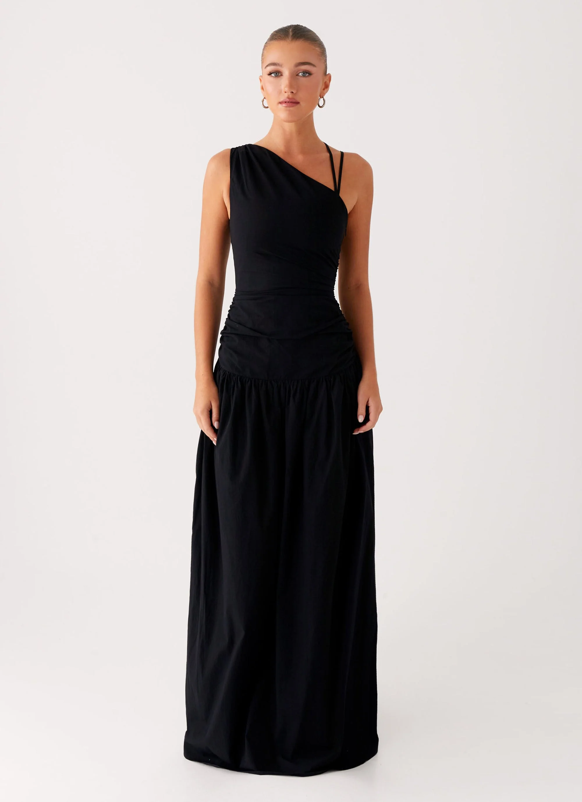 Cortez Maxi Dress - Black - Image 2