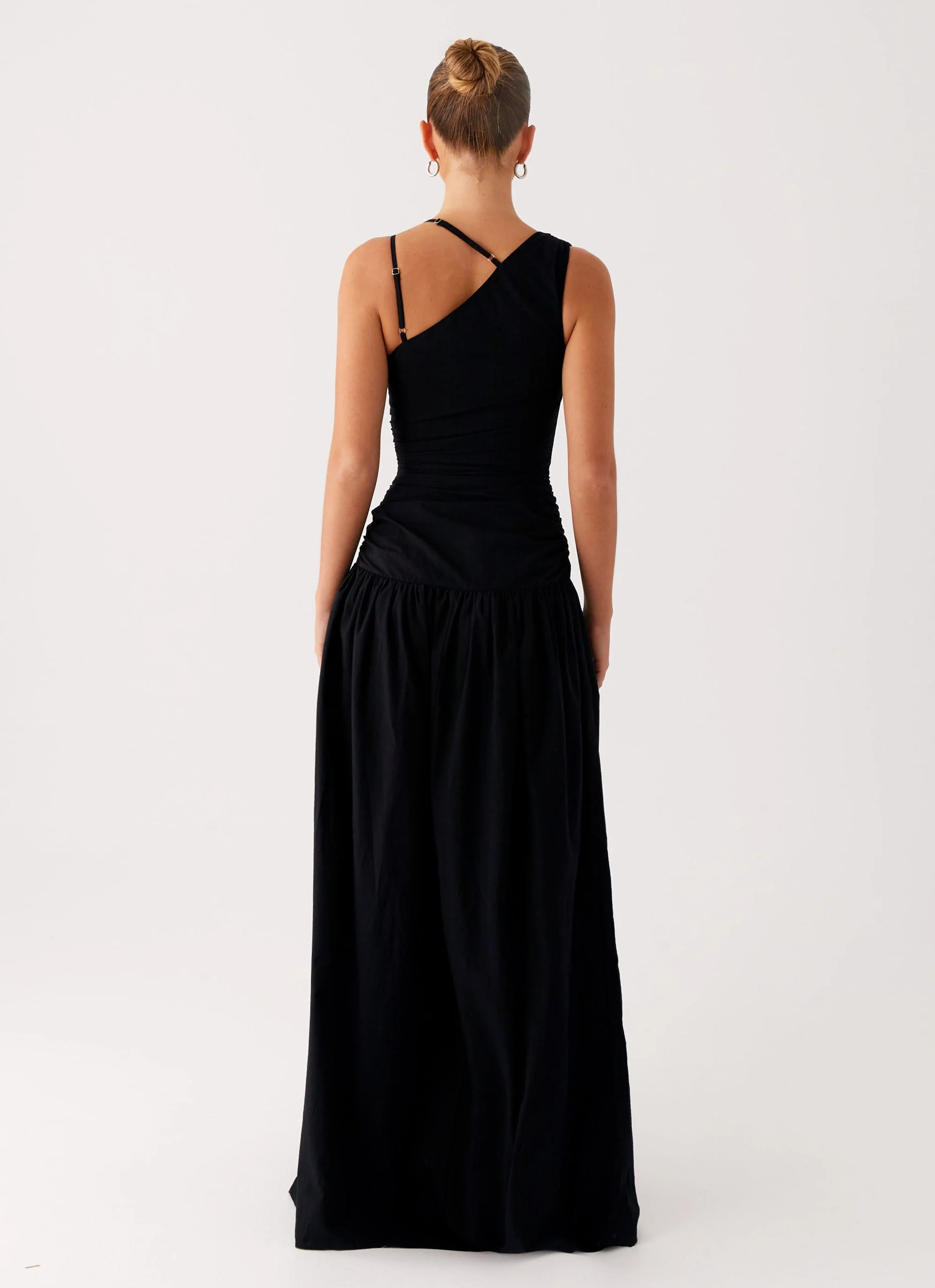 Cortez Maxi Dress - Black - Image 4