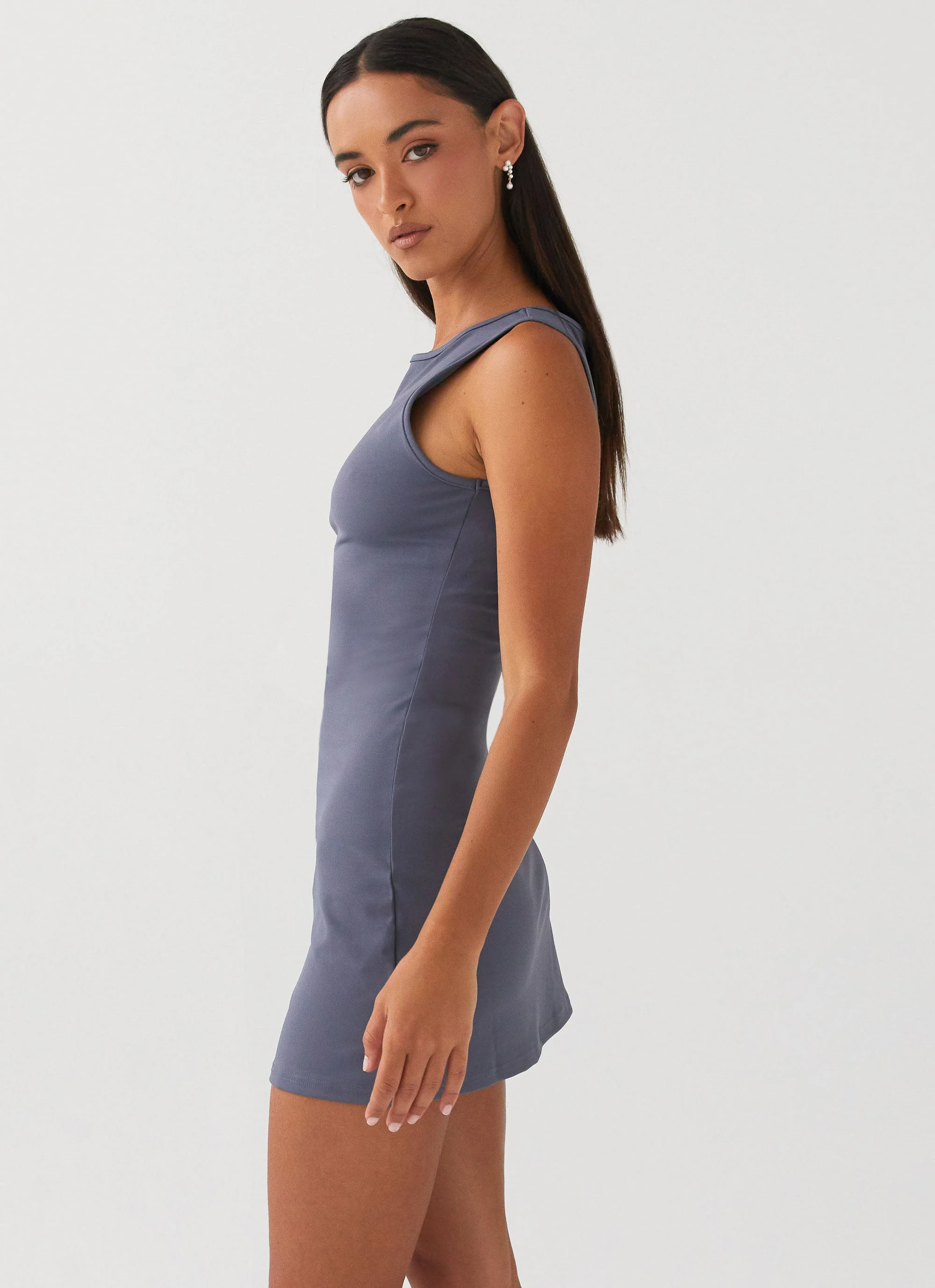 Cosmic Chic Mini Dress - Ash - Image 4