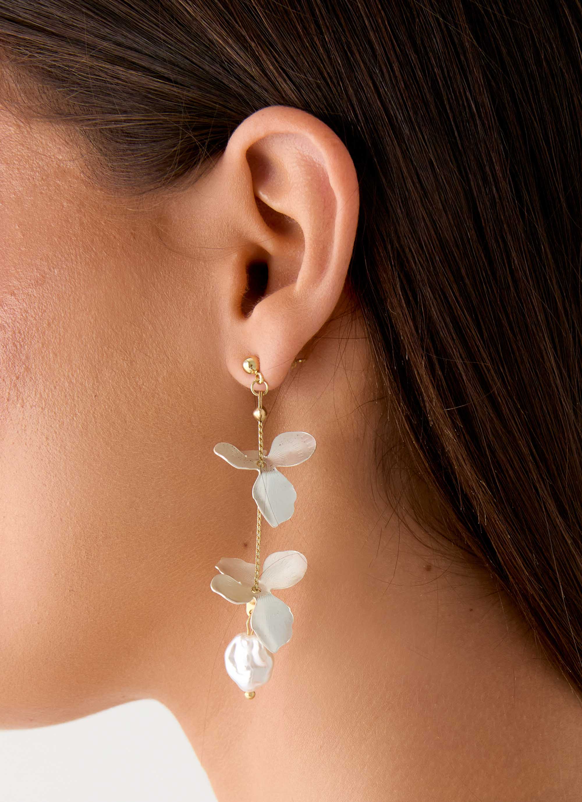 Costa Aura Earrings - Pearl - Image 3