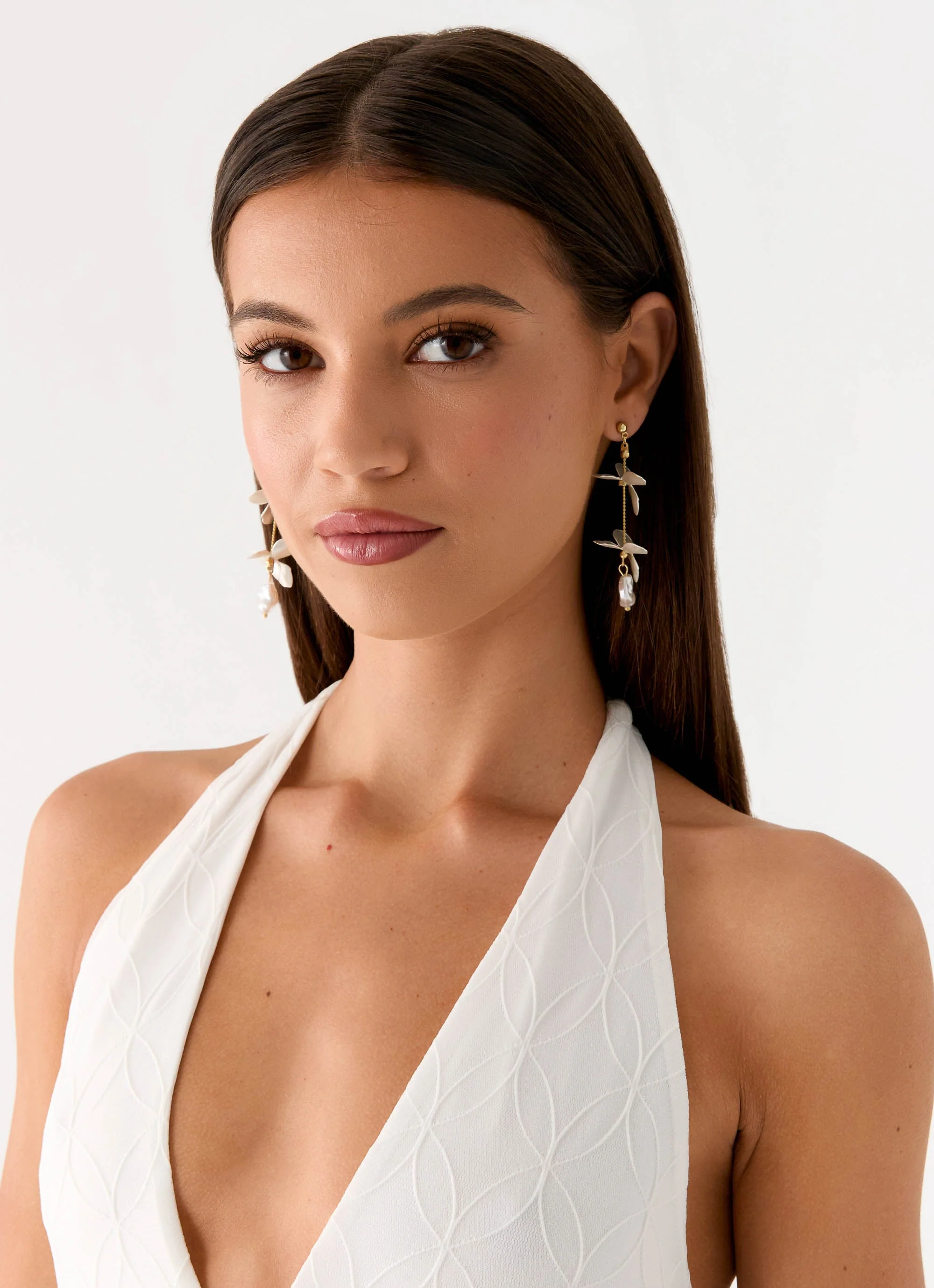 Costa Aura Earrings - Pearl - Image 4