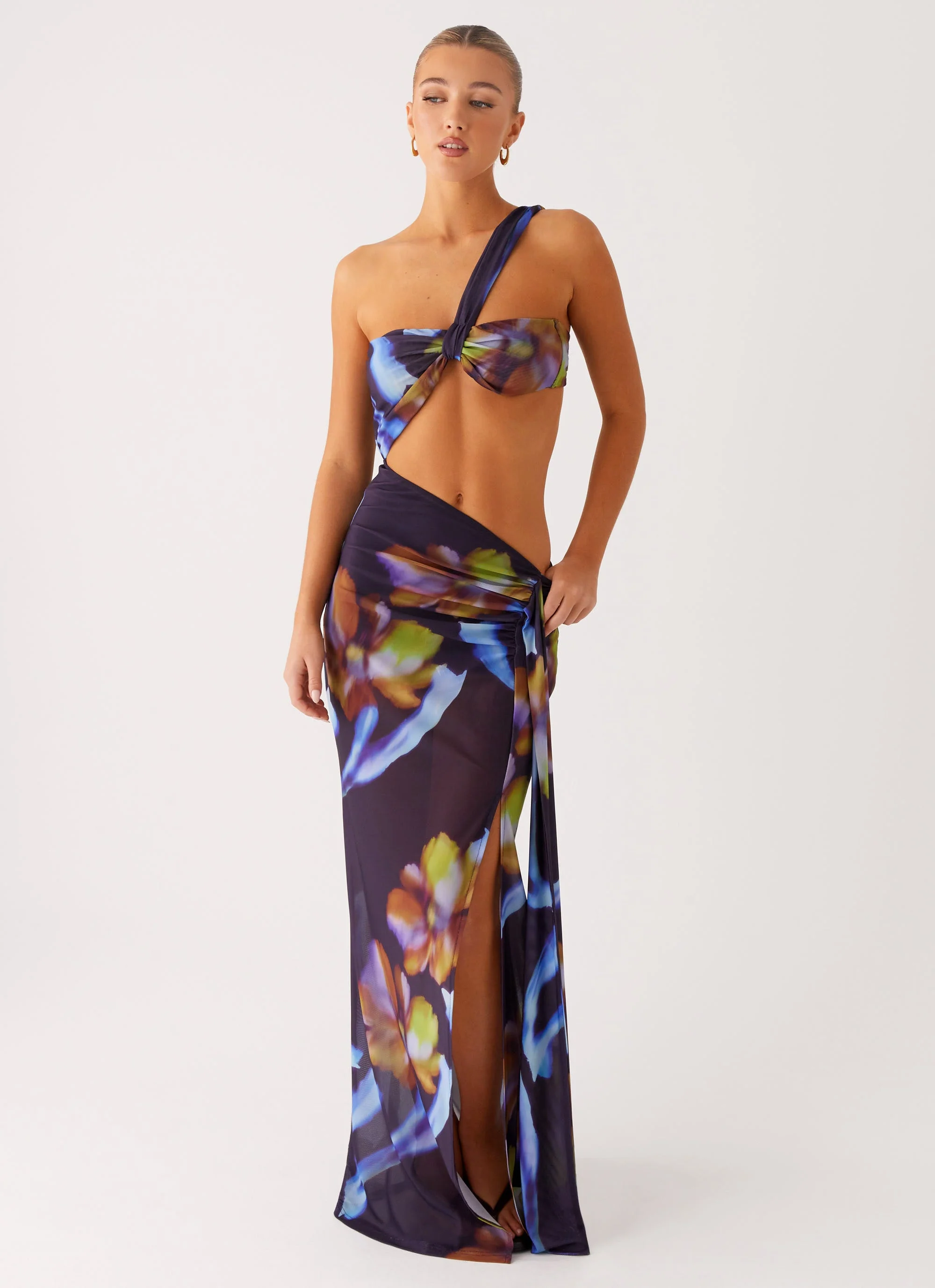 Costa Rica Maxi Dress - Dark Floral - Image 5