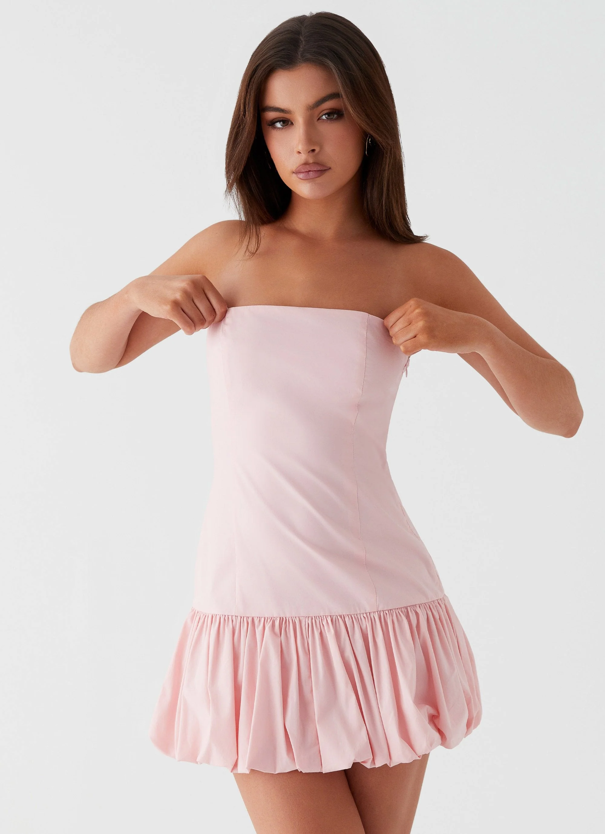 Cotton Candy Mini Dress - Pink - Image 5