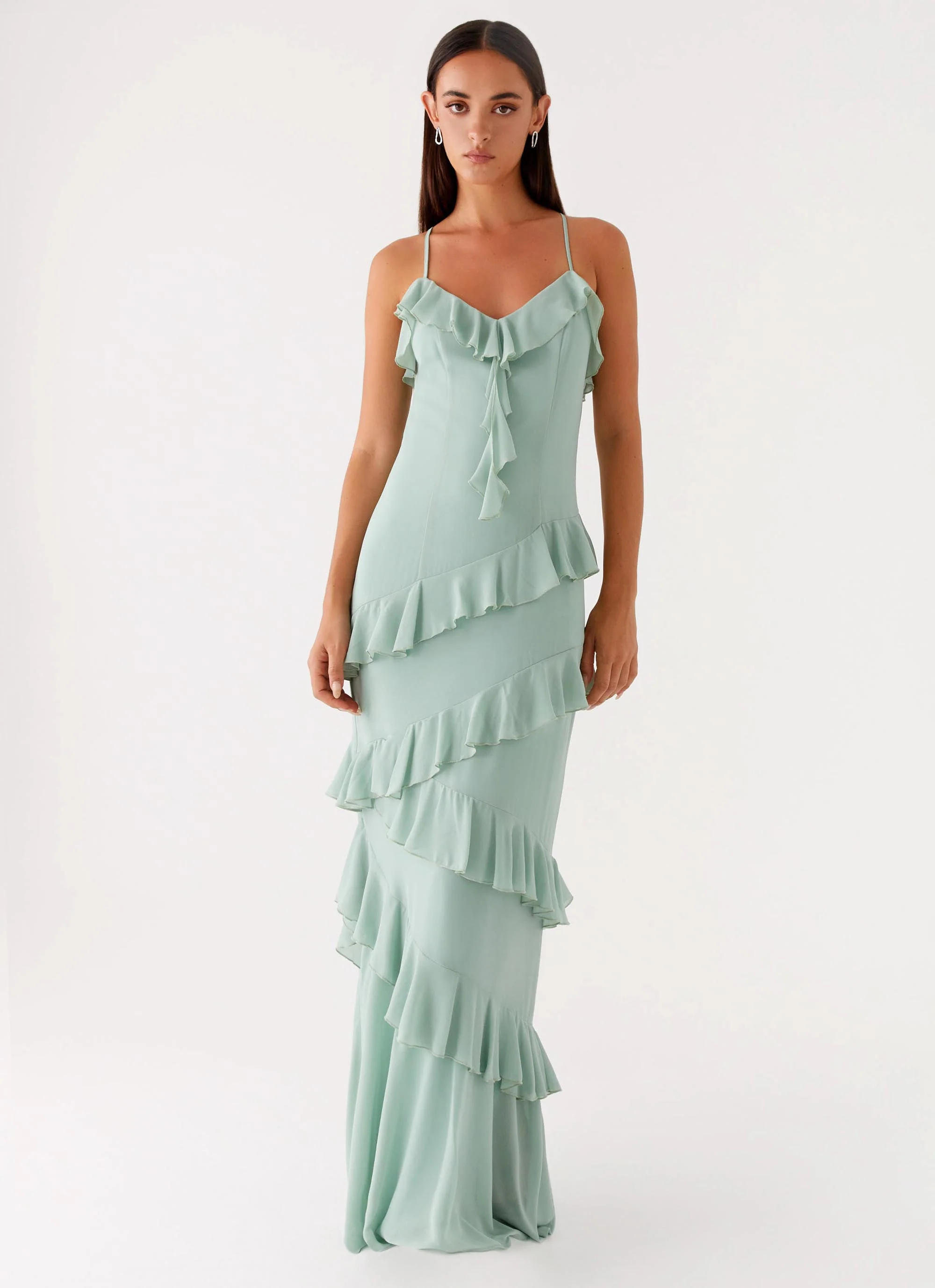 Country Club Maxi Dress - Sage - Image 5