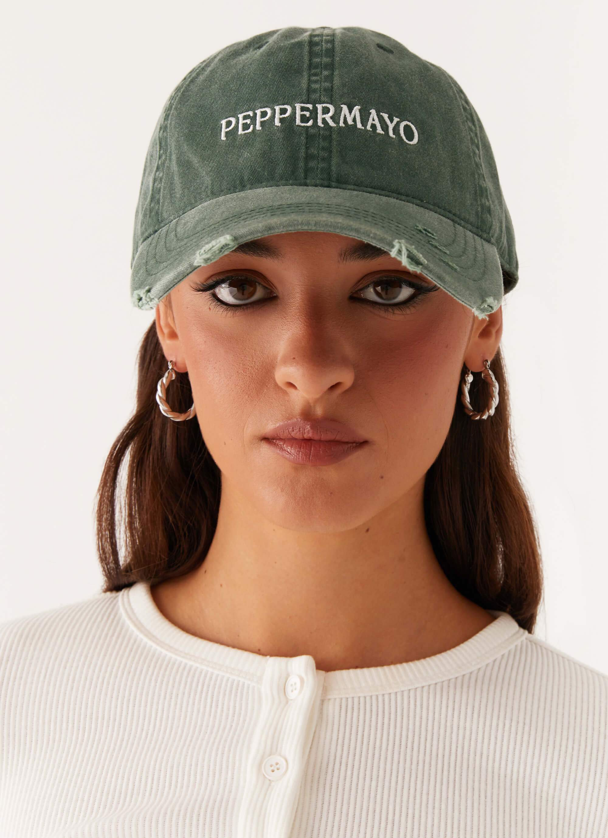 Courtside Baseball Cap - Green - Image 3