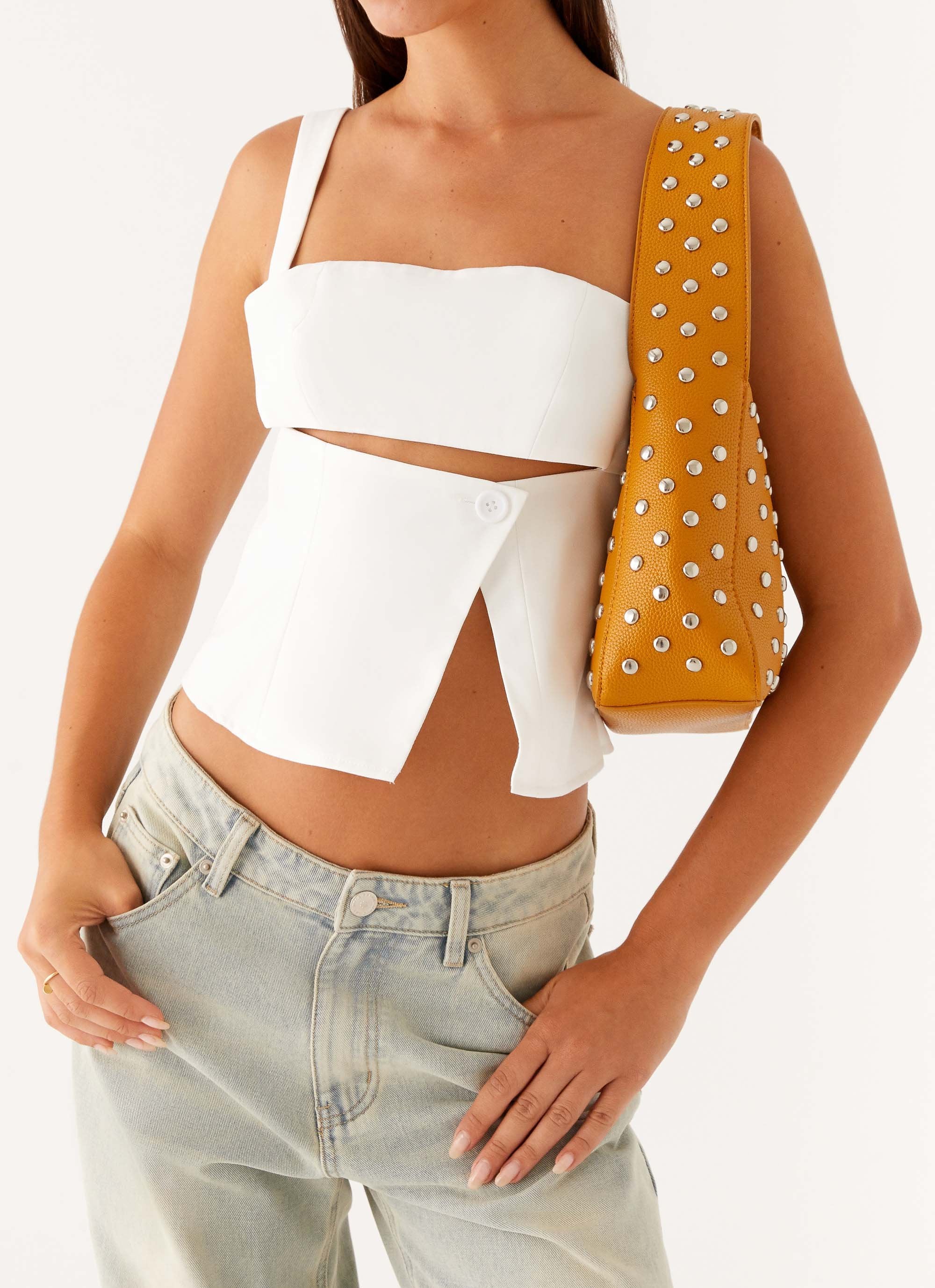 Crawford Shoulder Bag - Orange - Image 3