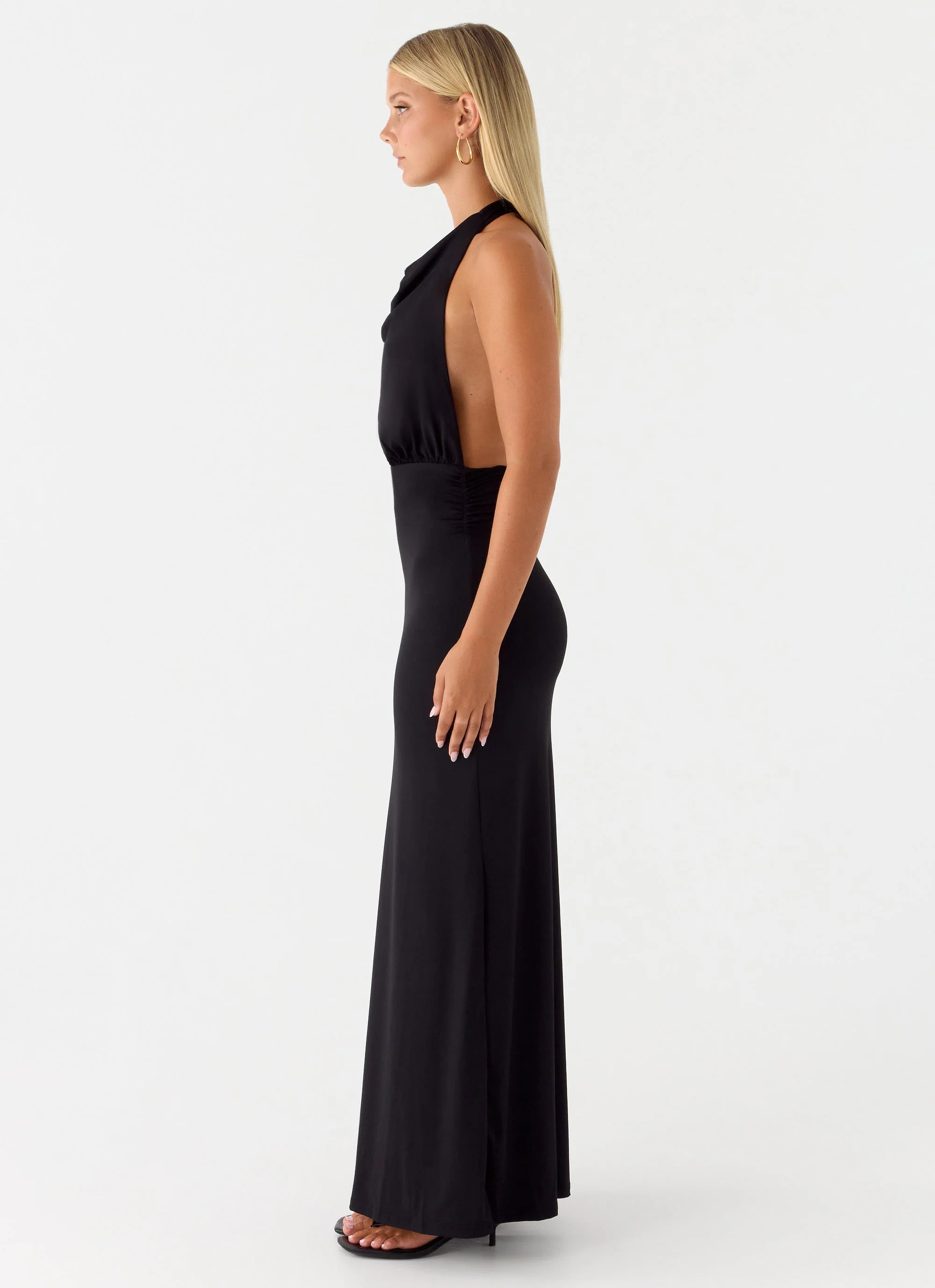 Crazy Over Me Maxi Dress - Black - Image 2