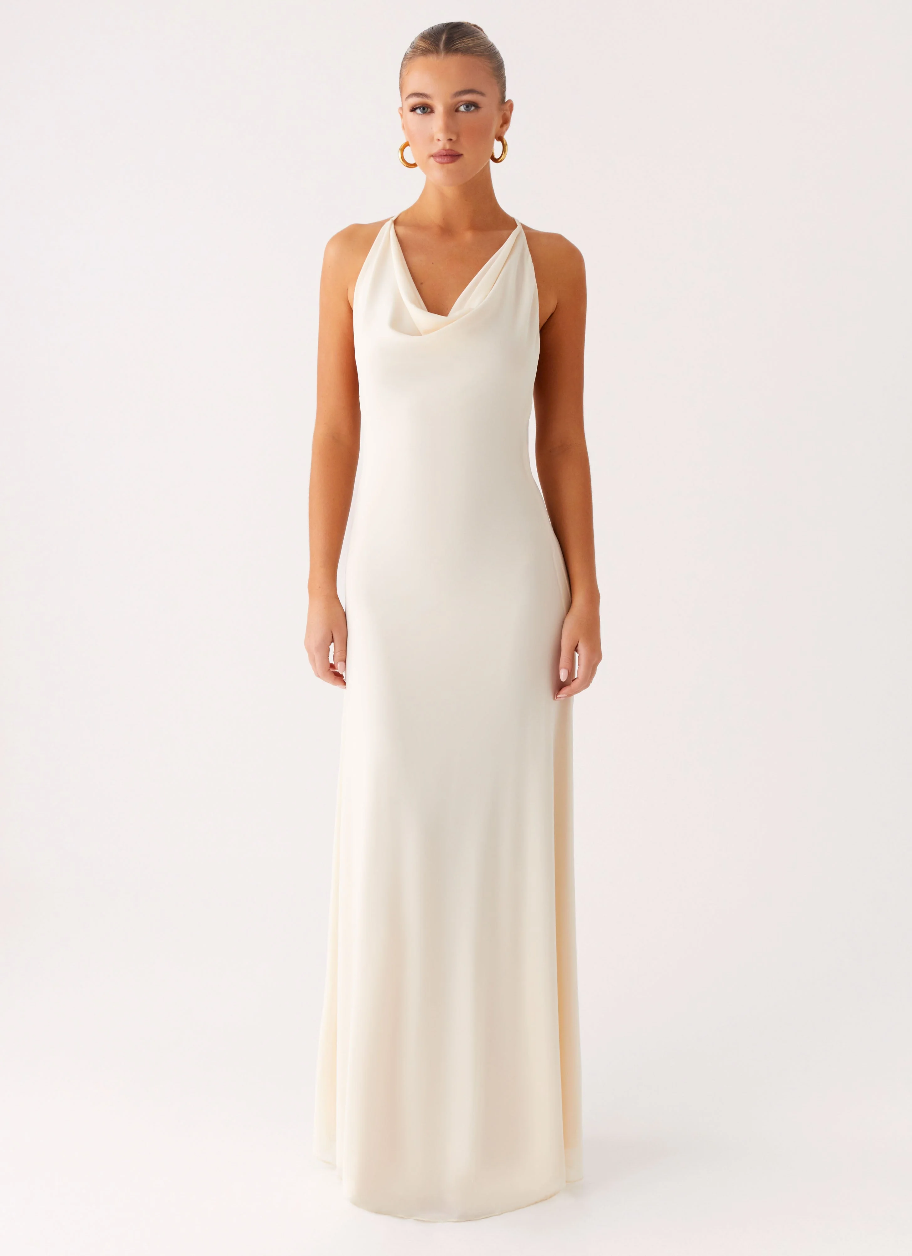 Dahliana Maxi Dress - Off White - Image 5