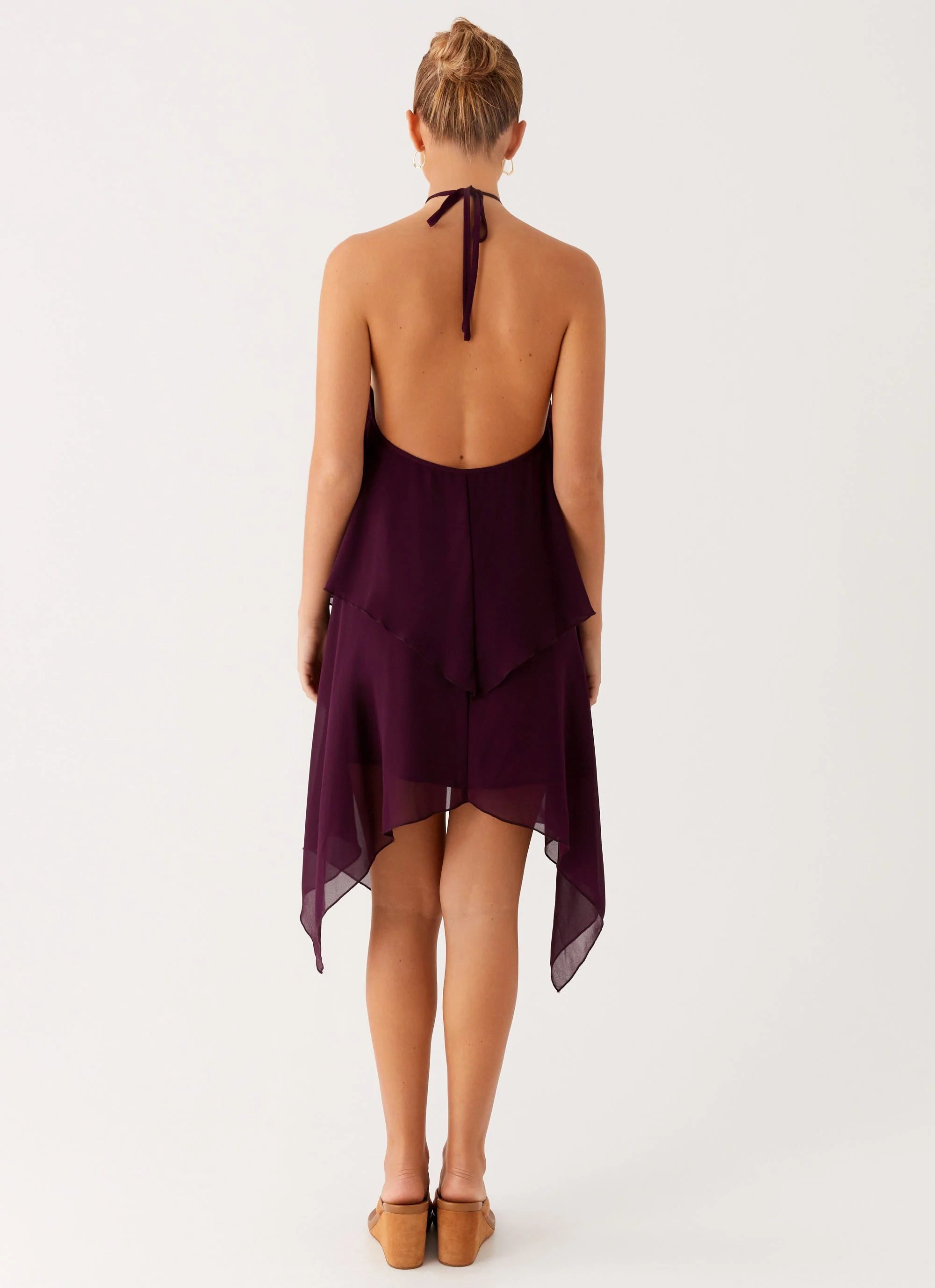 Dalenti Midi Dress - Plum - Image 5
