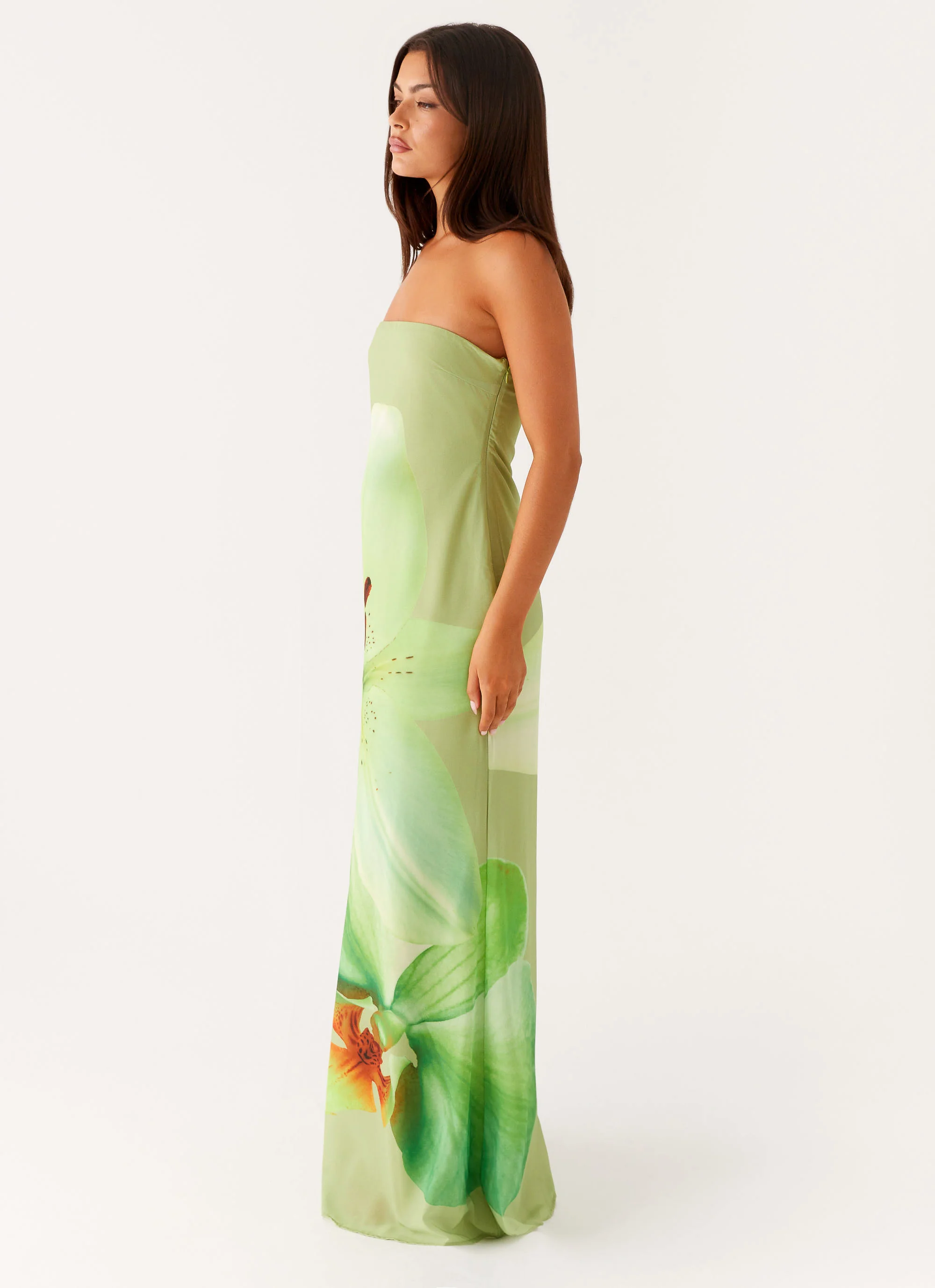 Darcy Maxi Dress - Green Floral - Image 5