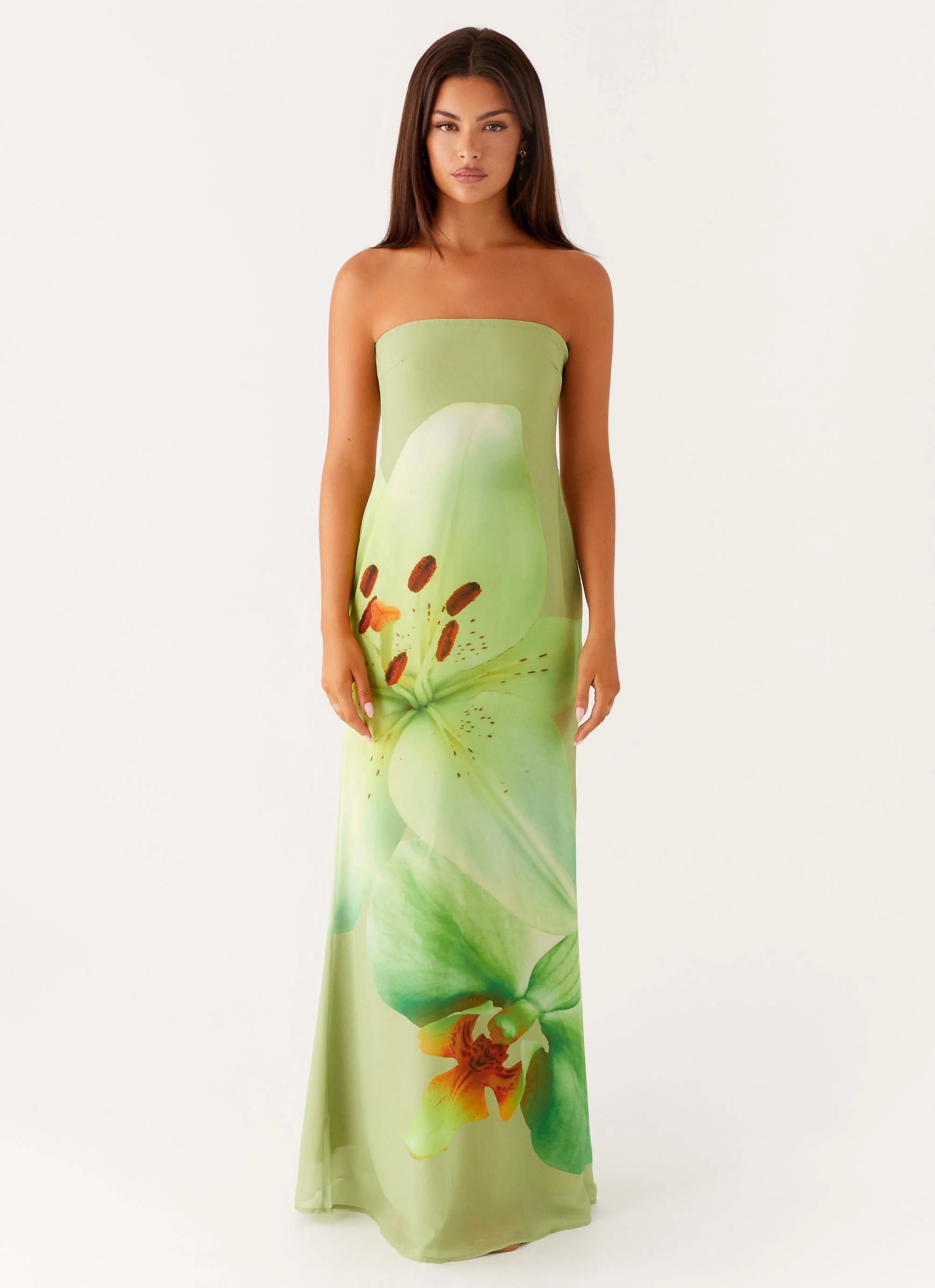 Darcy Maxi Dress - Green Floral - Image 6