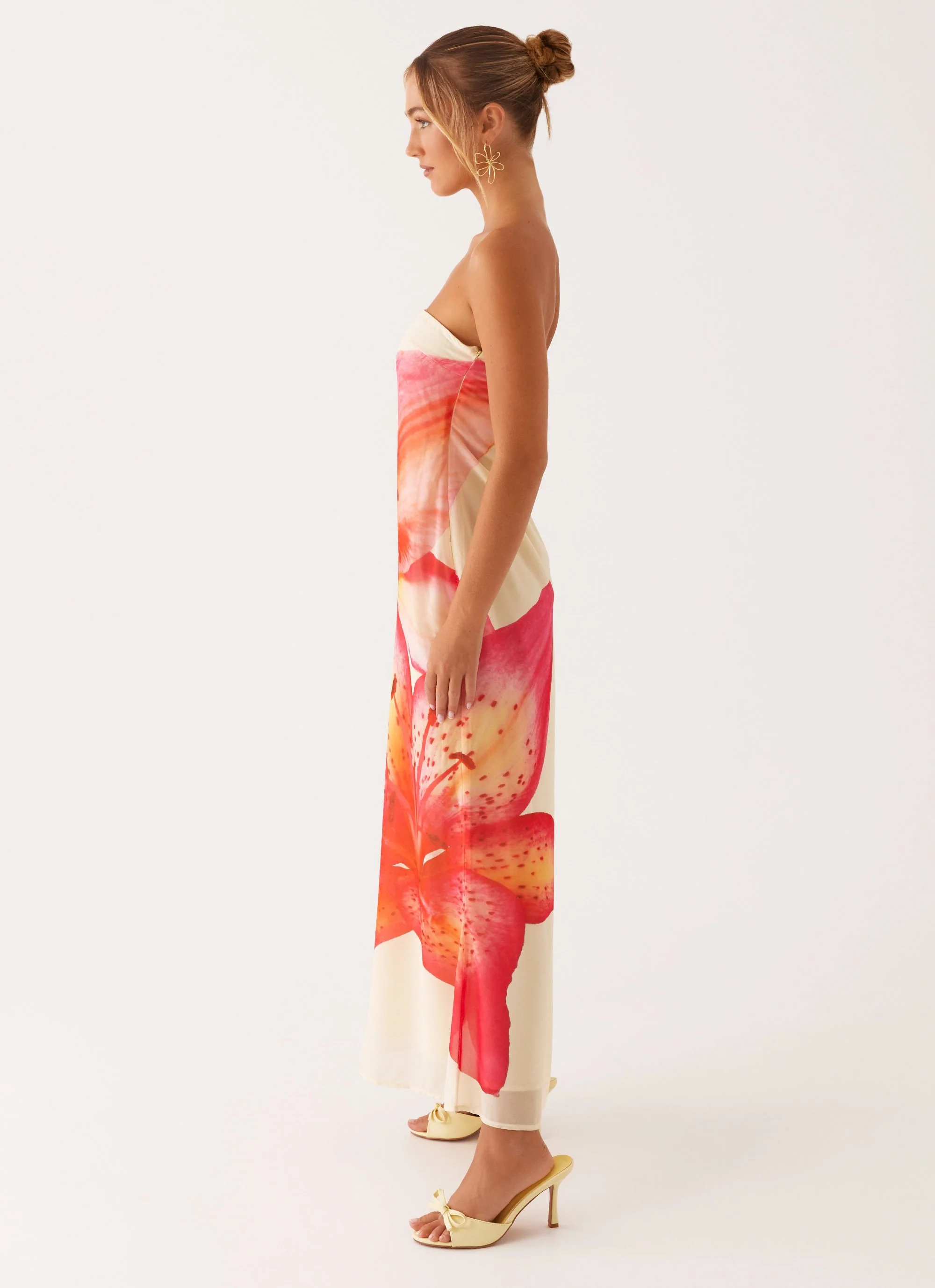 Darcy Maxi Dress - Yellow Floral - Image 3