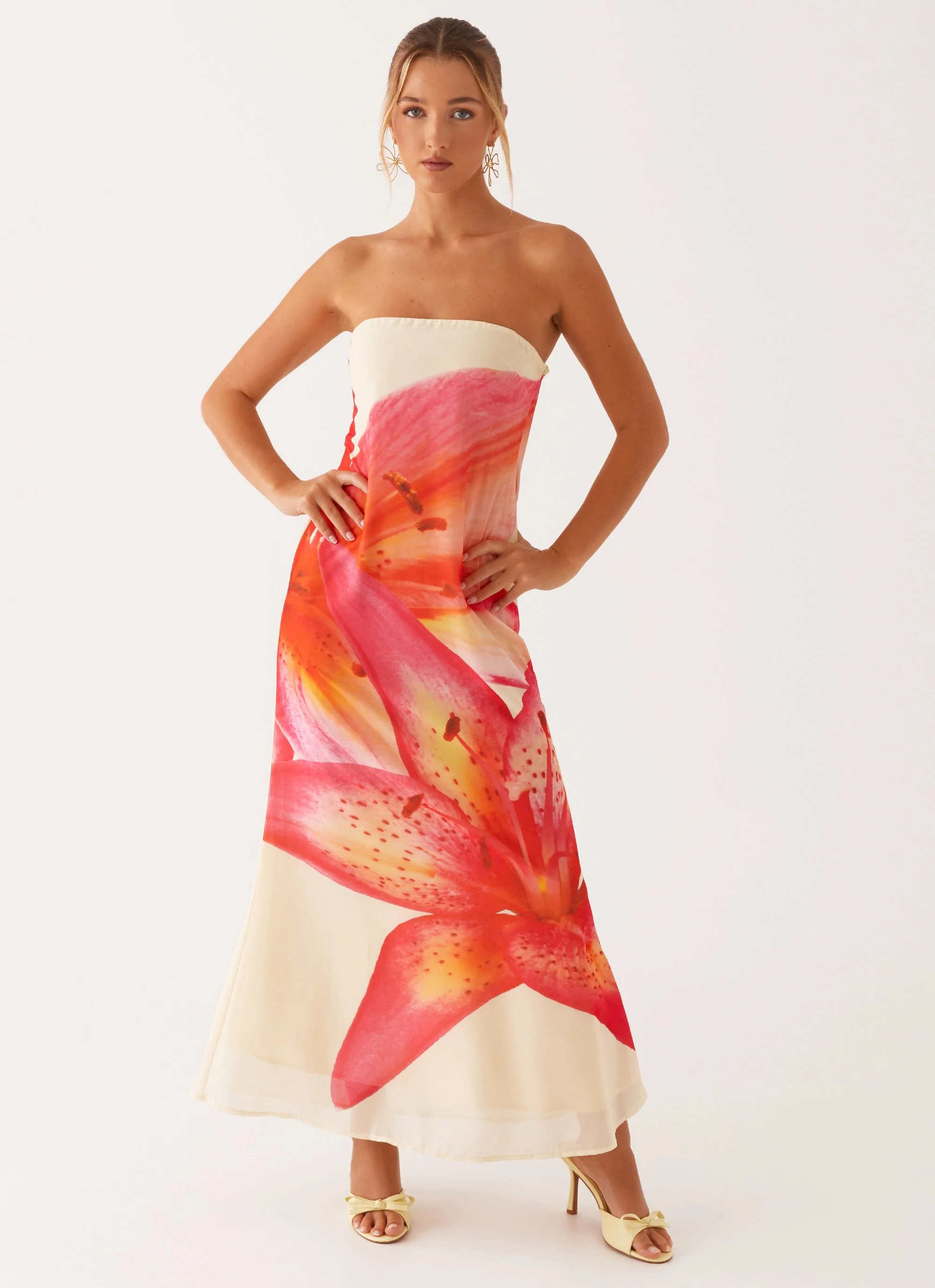 Darcy Maxi Dress - Yellow Floral - Image 5