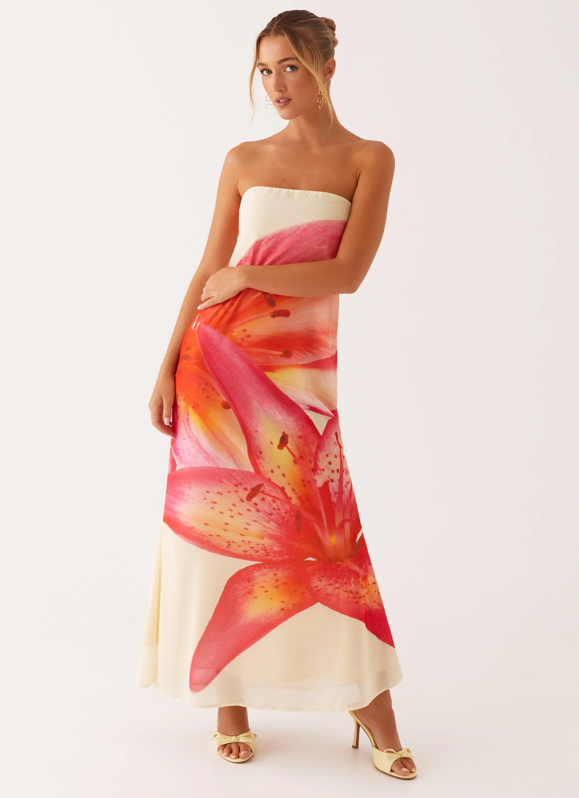 Darcy Maxi Dress - Yellow Floral - Image 6