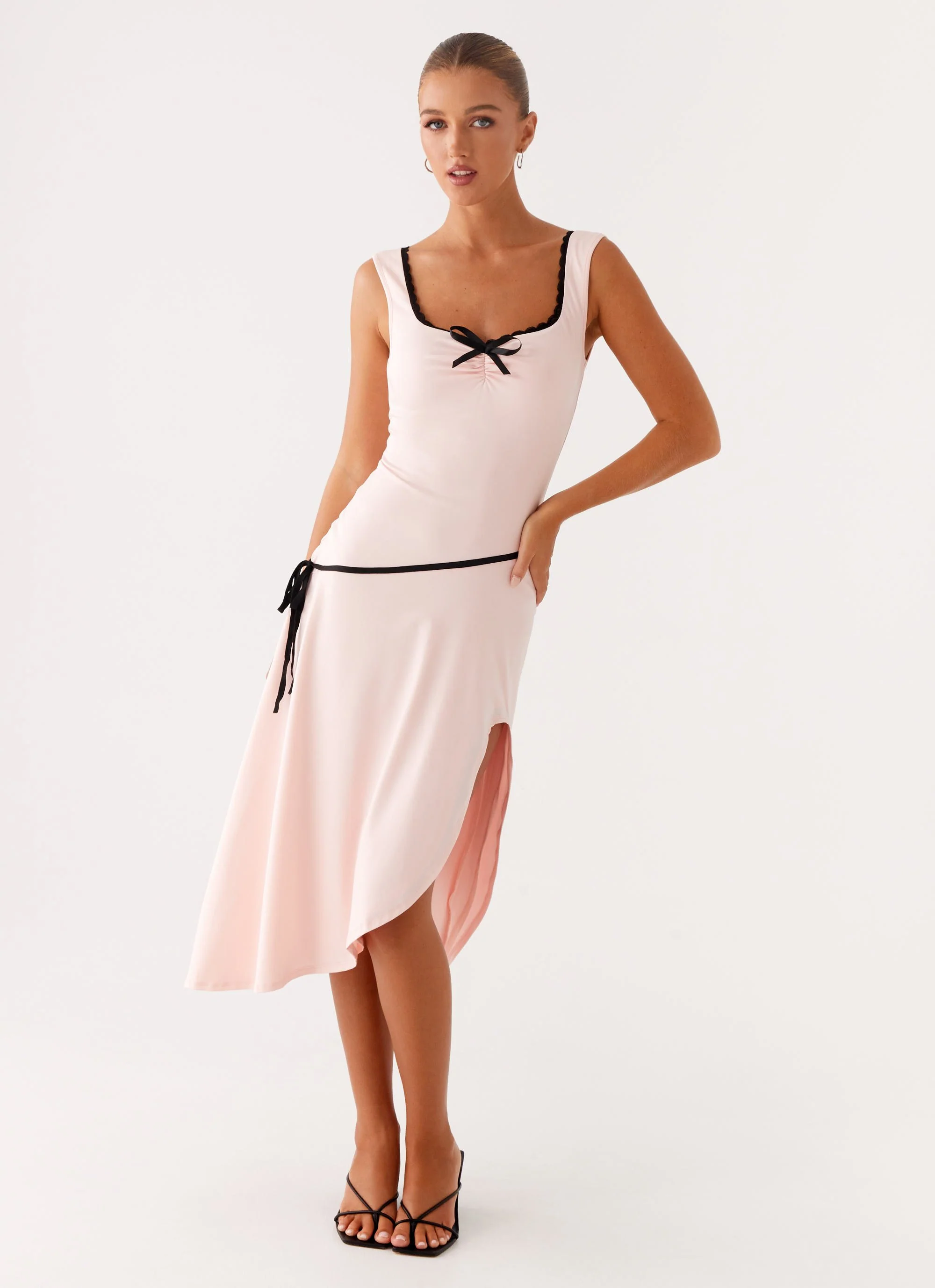 Darlene Midi Dress - Pink - Image 4