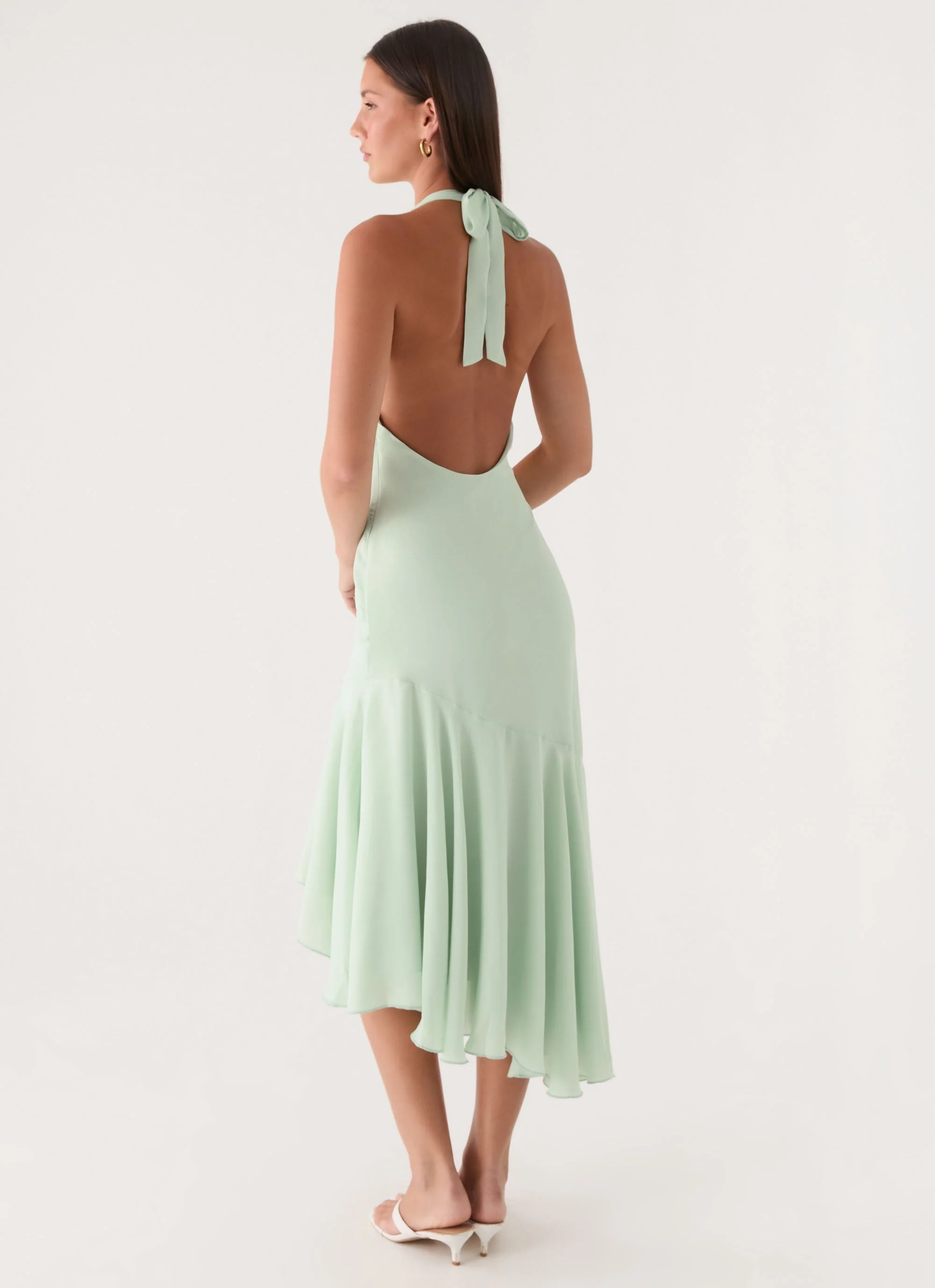 Darline Midi Dress - Pistachio - Image 5