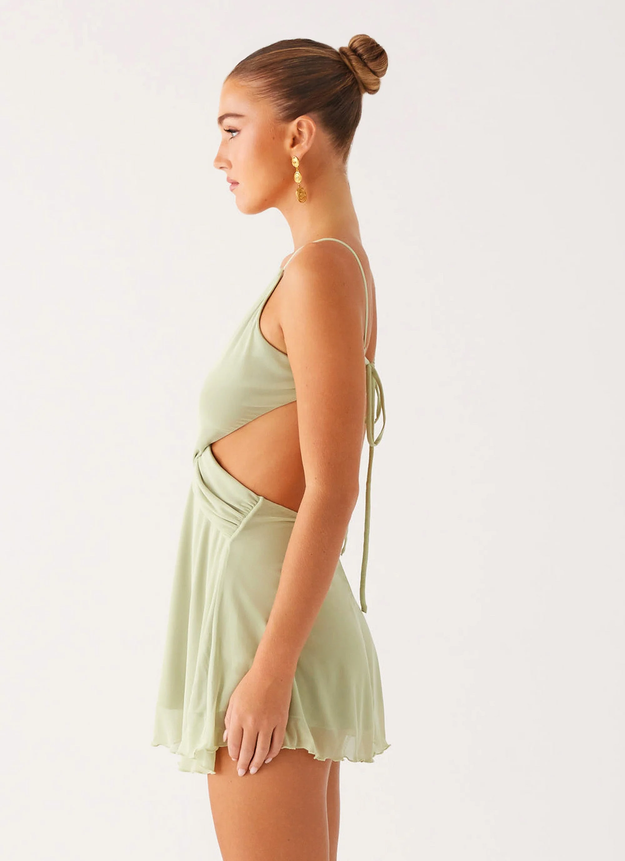 Darmi Mini Dress - Mint - Image 6