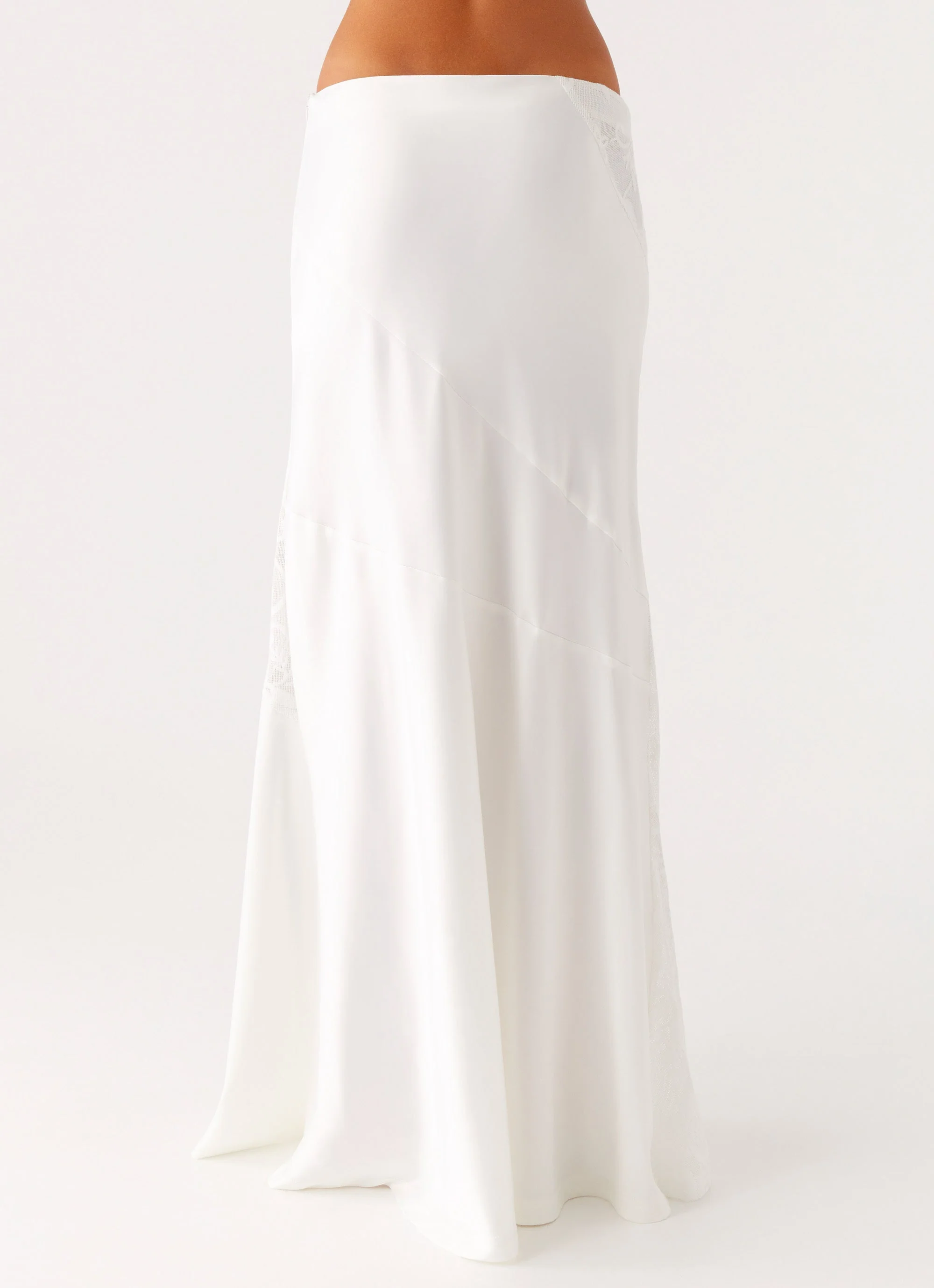 Dasie Lace Maxi Skirt - White - Image 4