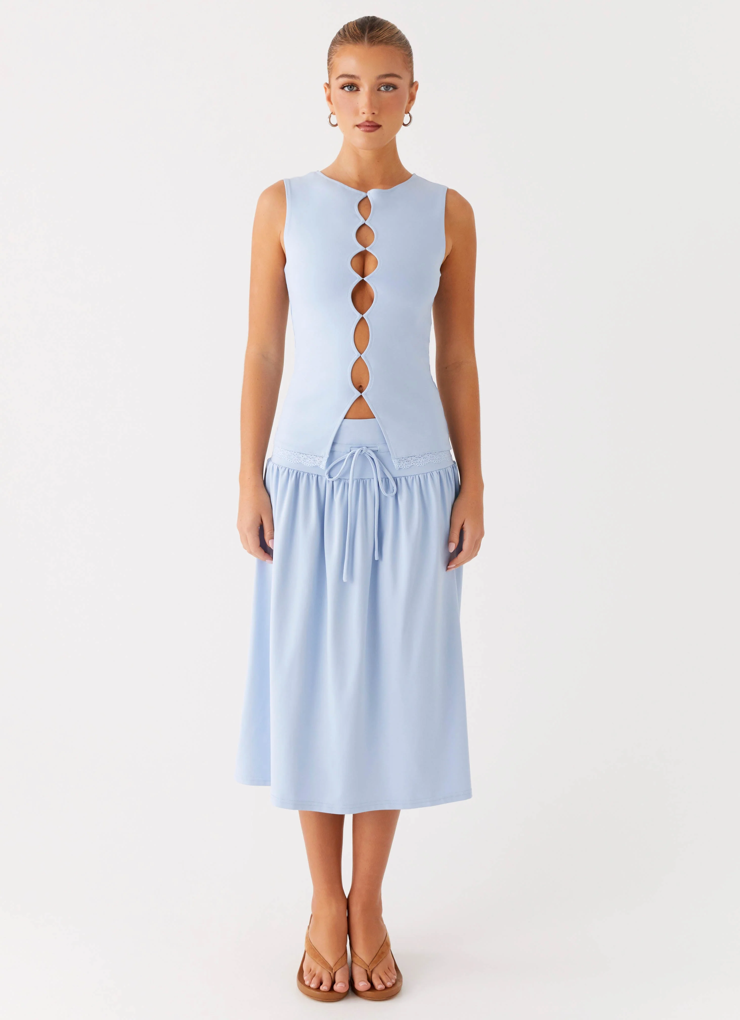 Dawn Drift Top - Blue - Image 2