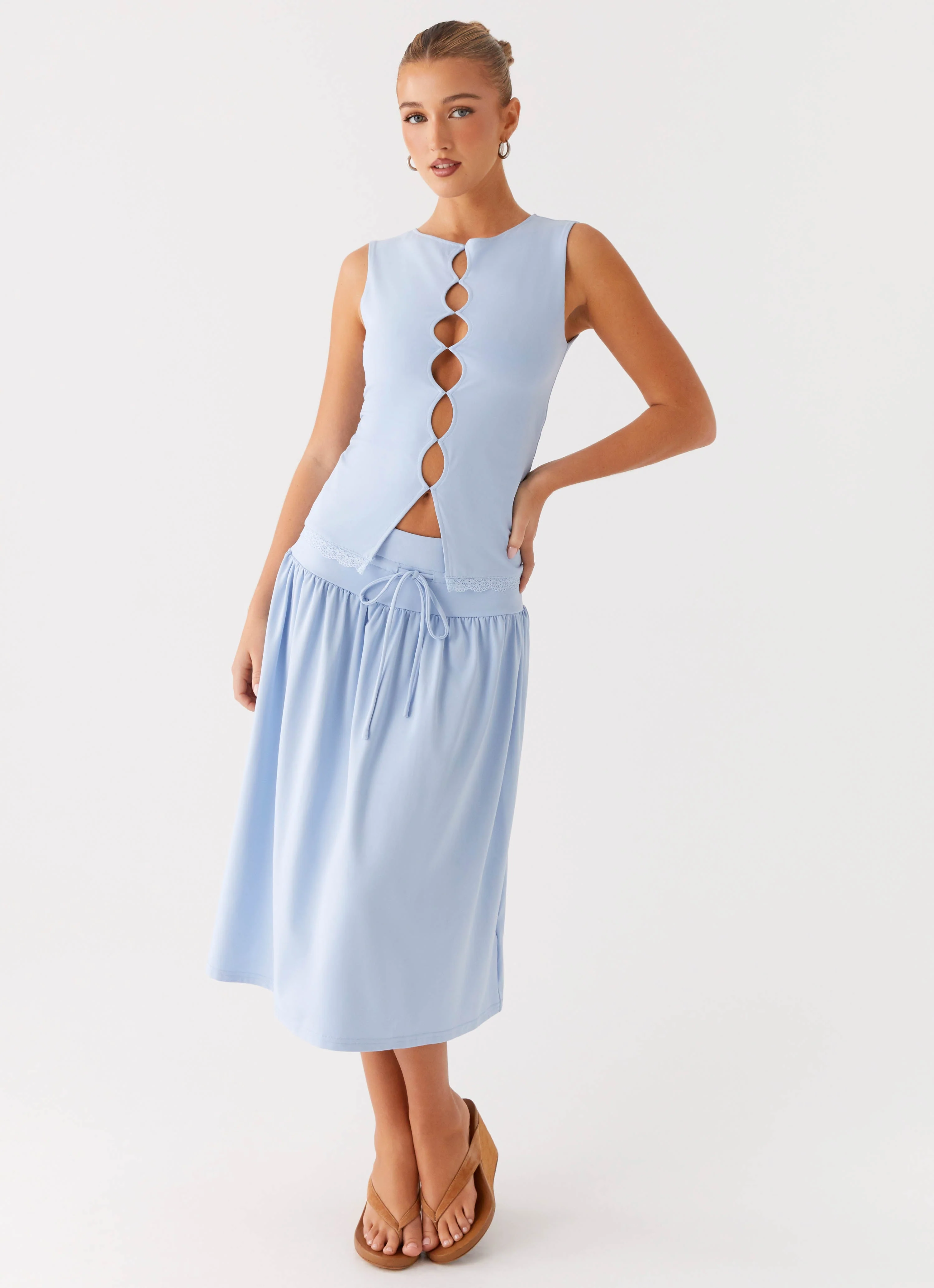 Dawn Drift Top - Blue - Image 6