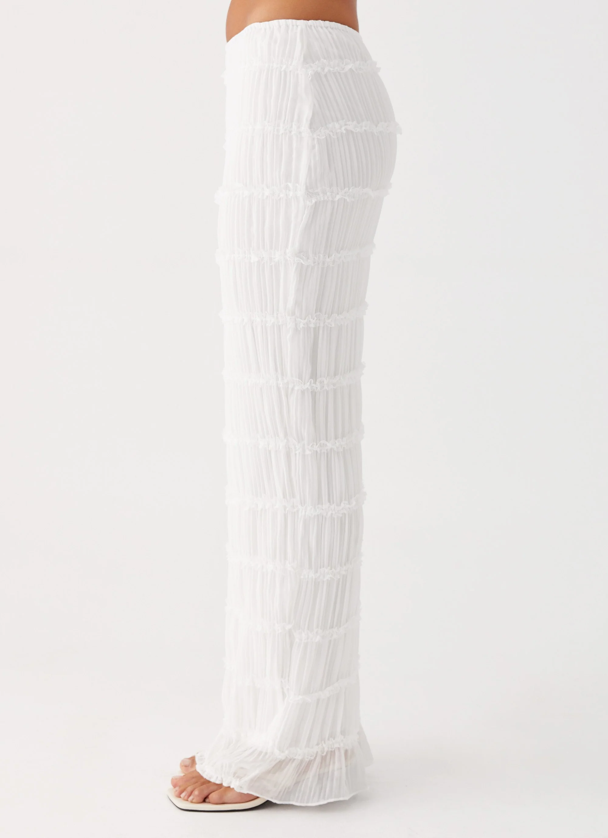 Daydreaming Low Rise Maxi Skirt - White - Image 4