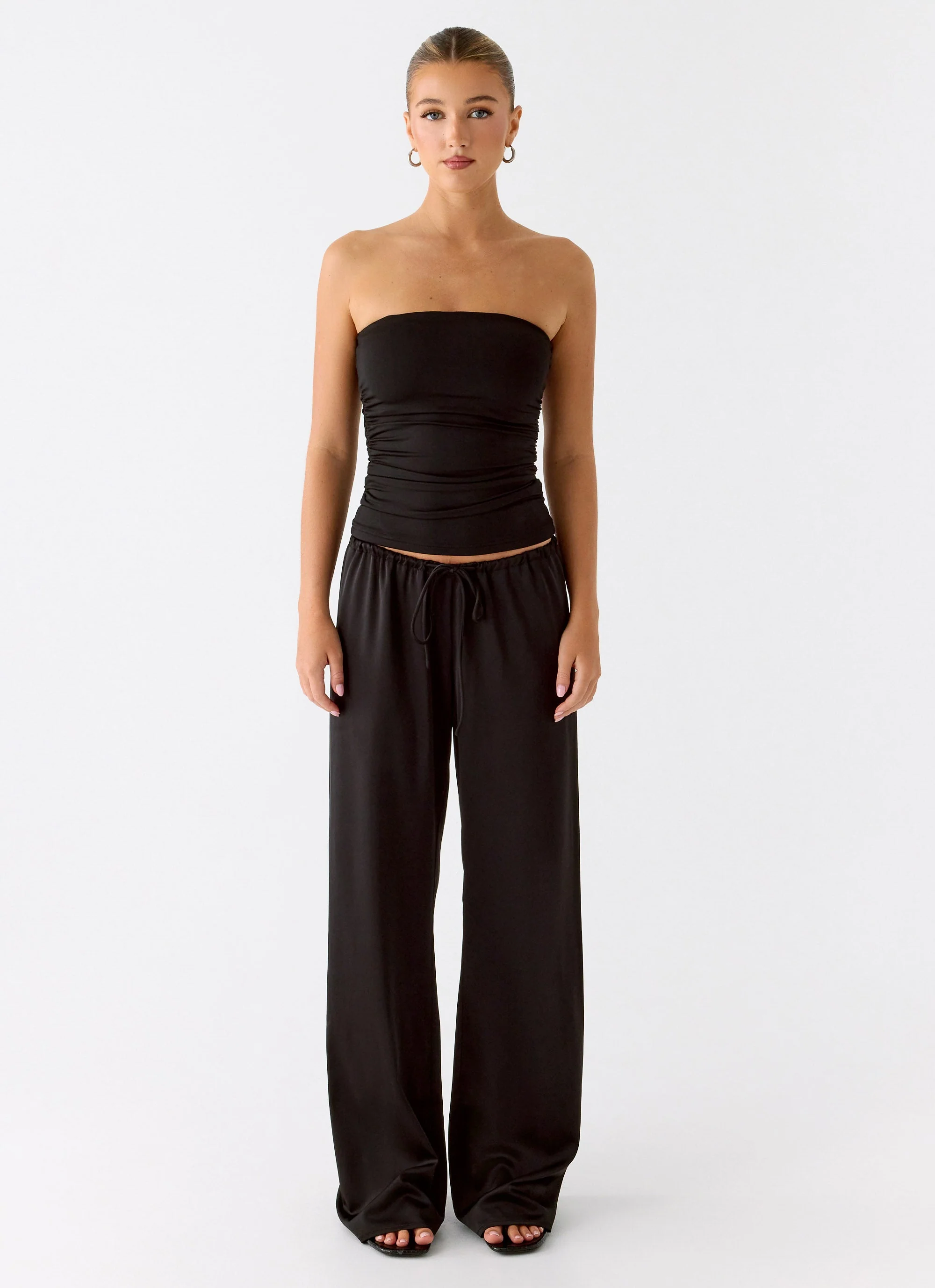 Deacon Low Rise Pants - Black - Image 2
