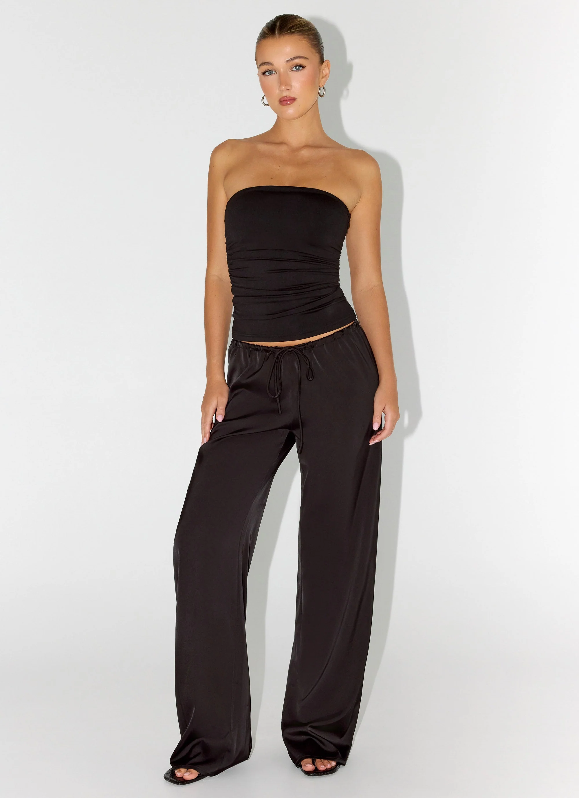 Deacon Low Rise Pants - Black - Image 6