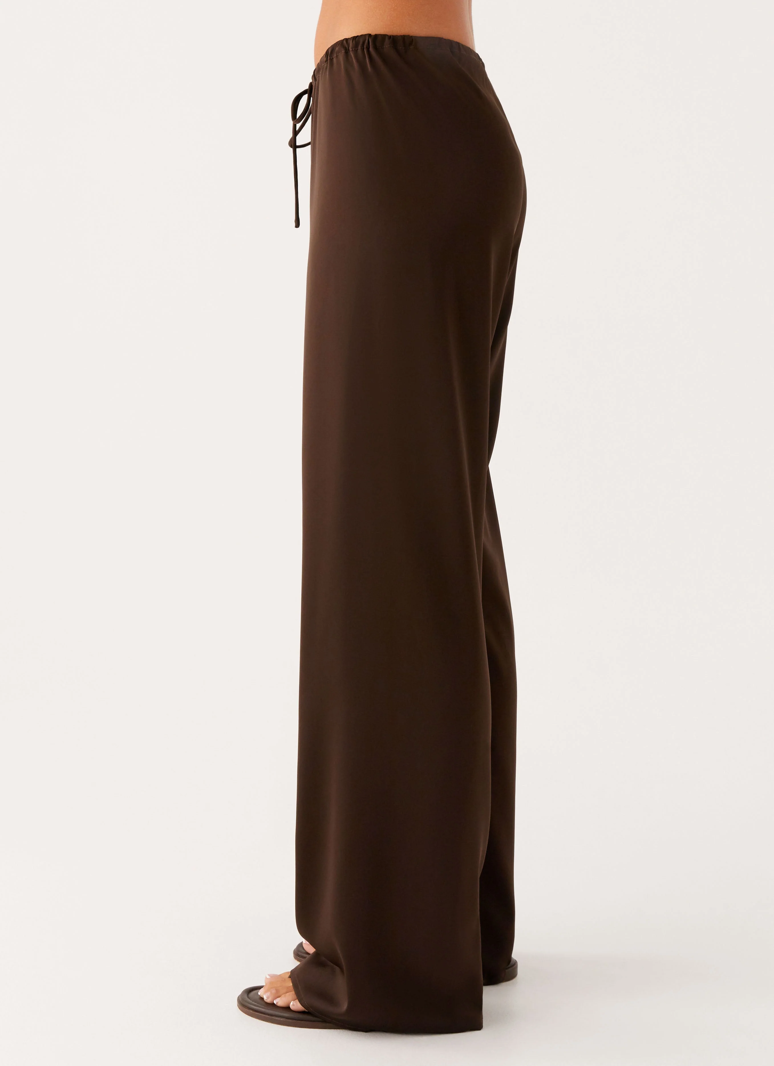 Deacon Low Rise Pants - Chocolate - Image 4