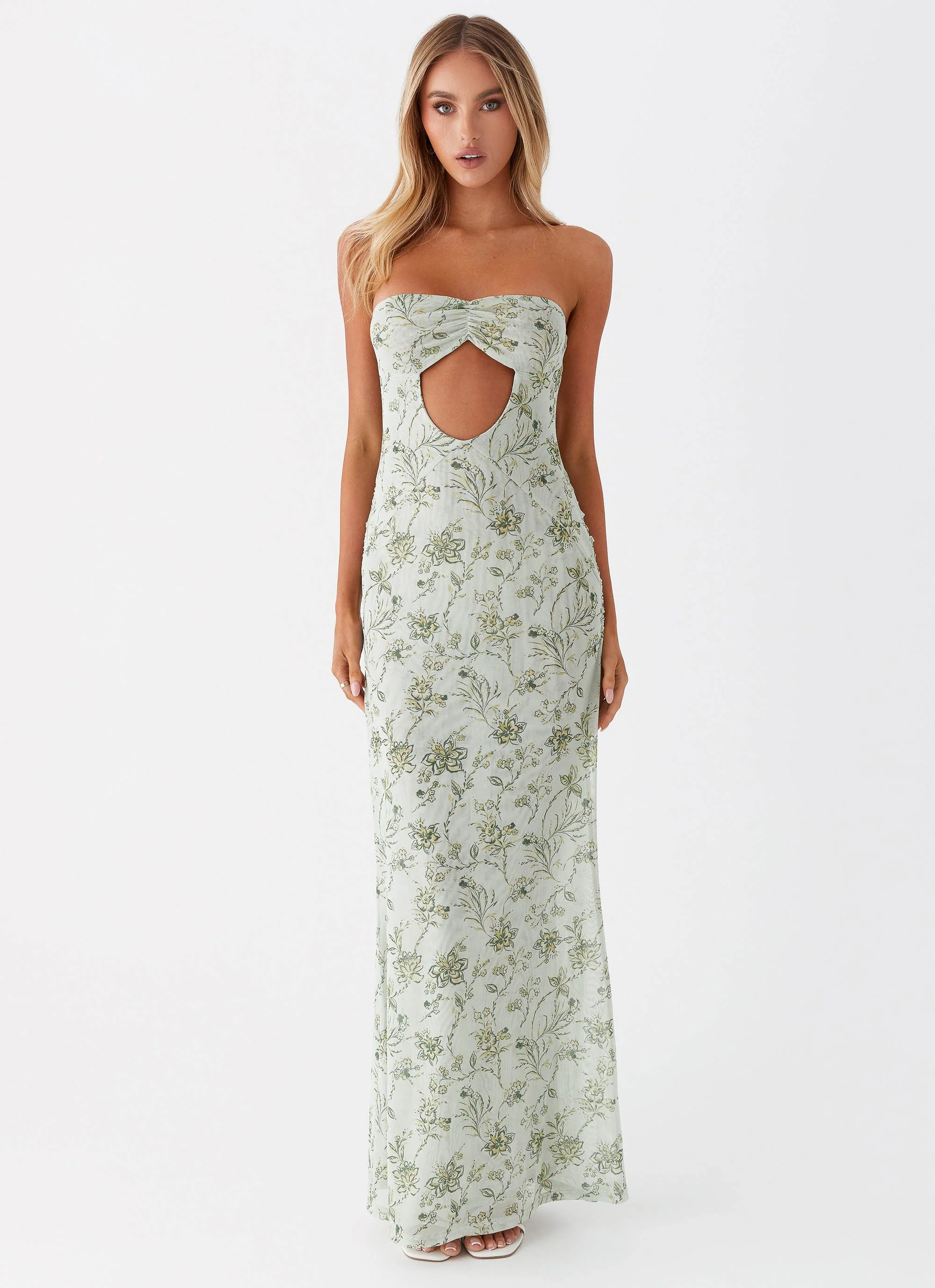 Dearest Maxi Dress - Sage Floral - Image 2