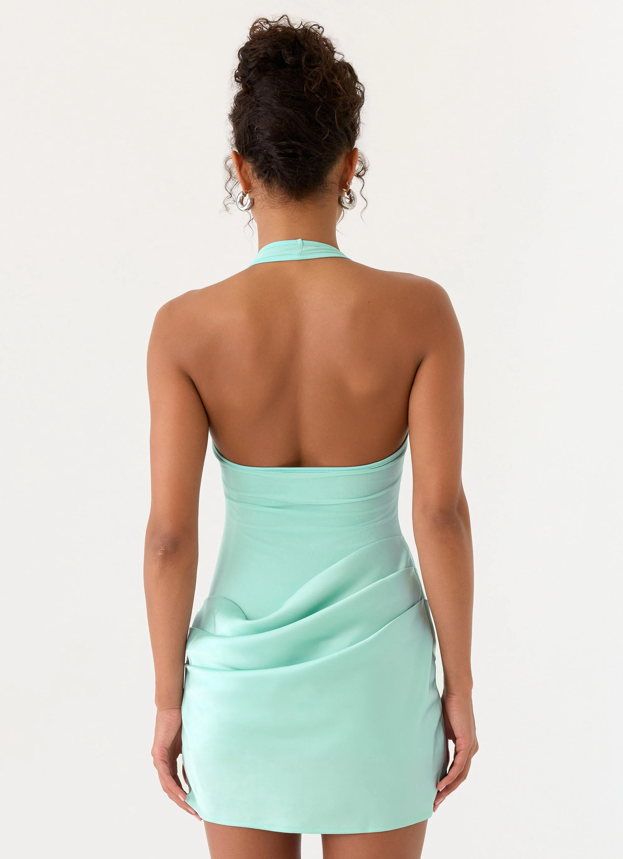 Deena Mini Dress - Mint - Image 7