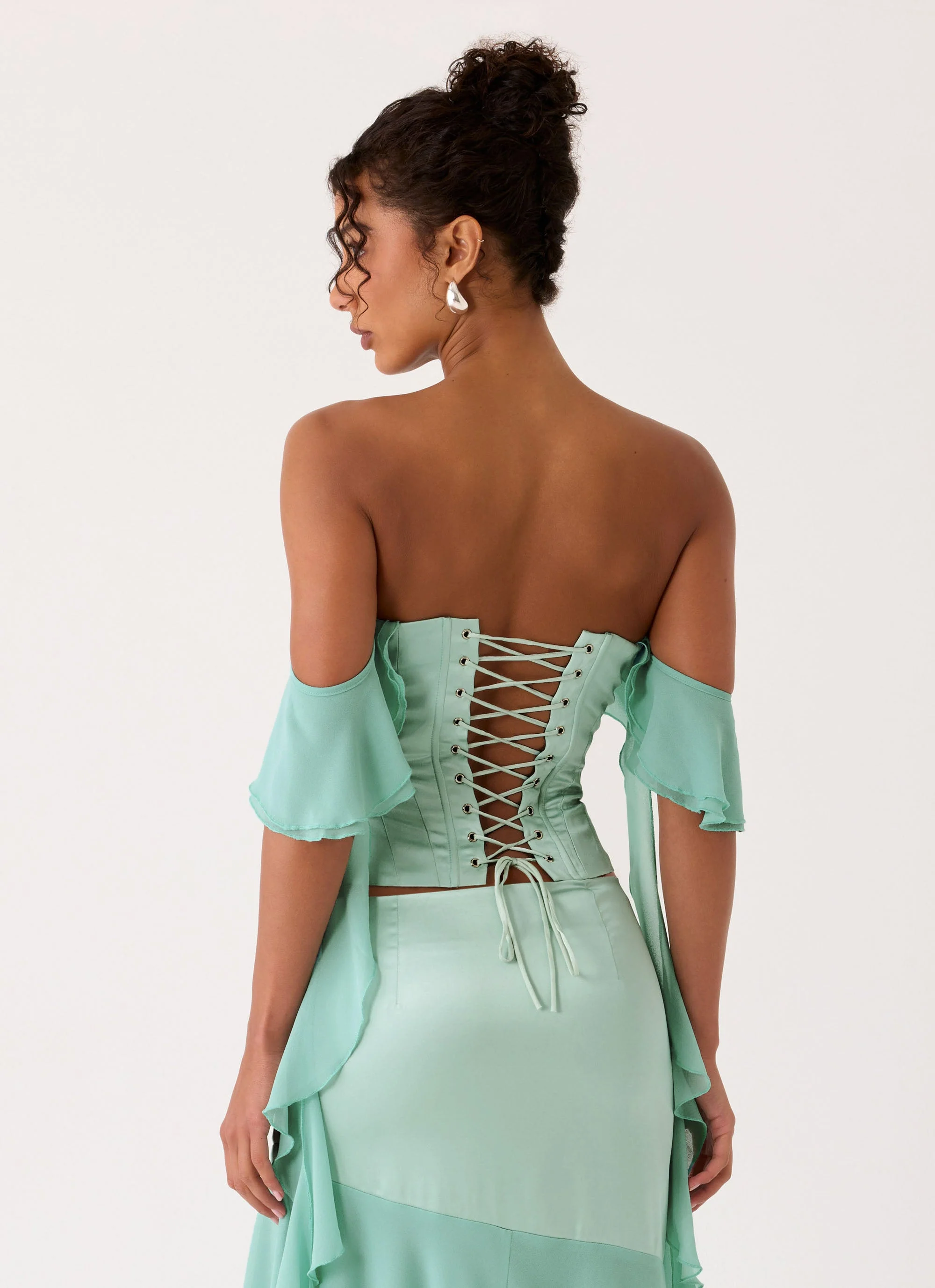 Deenesa Corset Top - Mint - Image 5